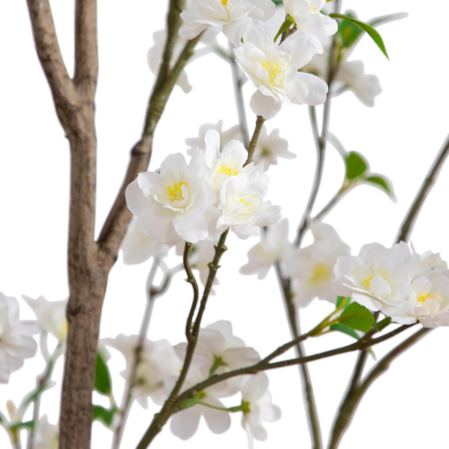 6ft Deluxe Cherry Blossom Artificial Tree, Lifelike Faux Flowers with Bendable Branches, Realistic Trunk, Includes Nursery Planter, Ide
