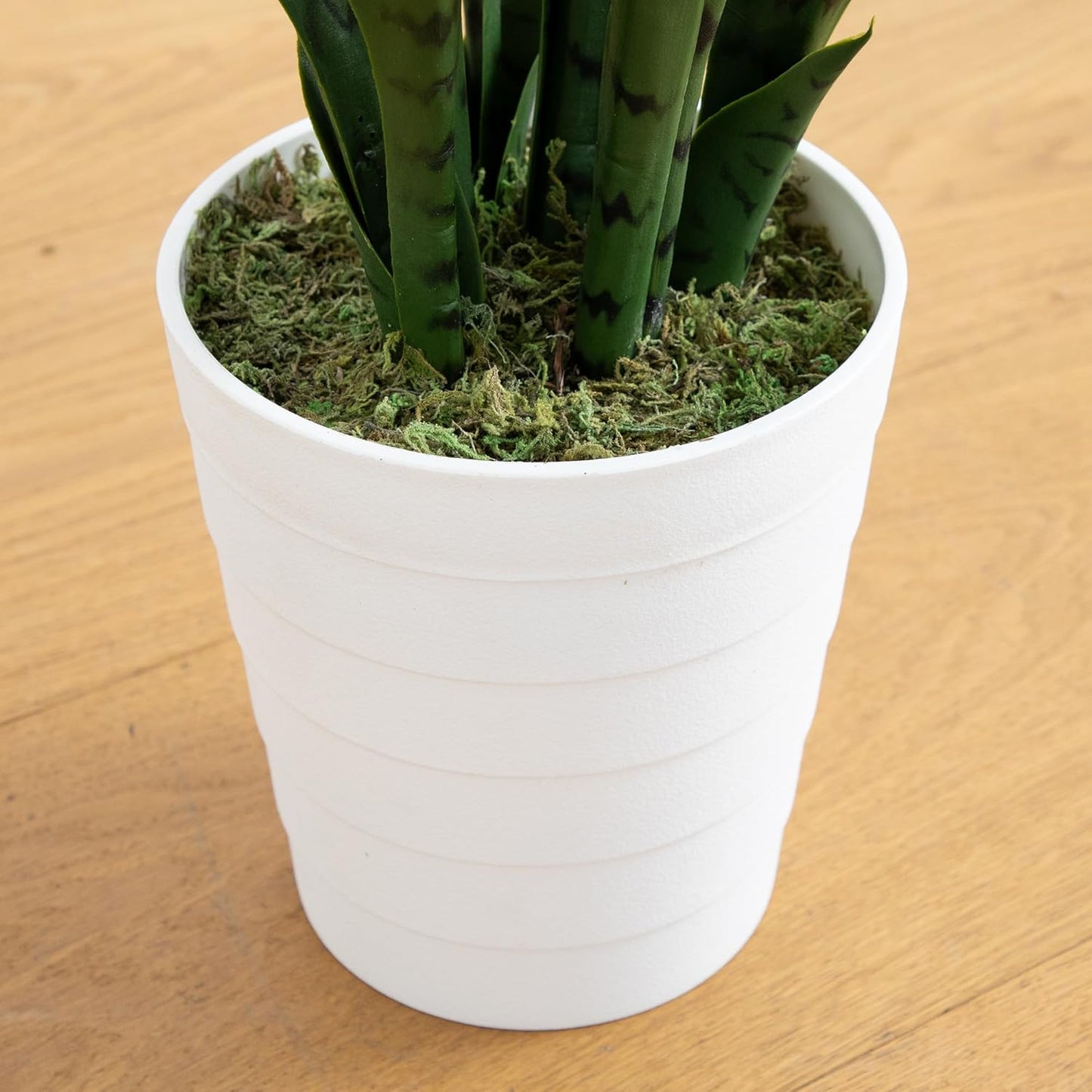 3-ft Artificial Snake Plant for Outdoors, Indoor/Outdoor UV Resistant Sansevieria, 36-in Faux Snake Plant for Outdoor Porch and Deck De