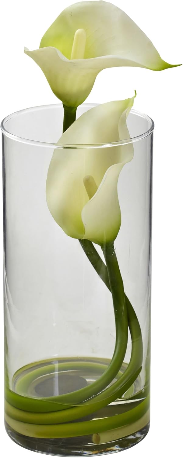 Double Calla Lily with Cylinder (Set of 2) No50