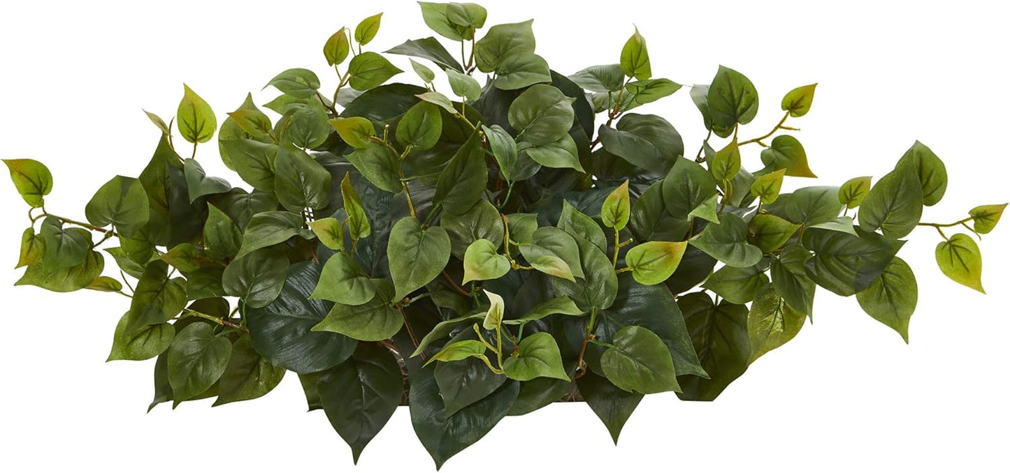 31in. Philodendron Artificial Ledge Plant