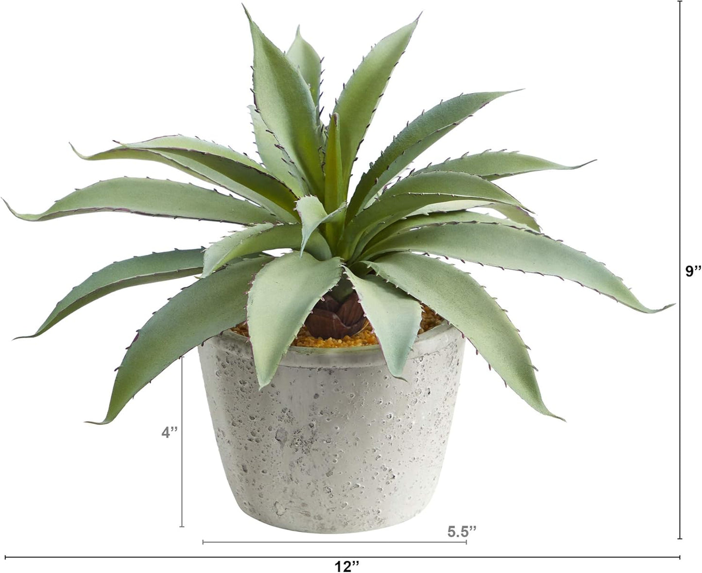 9in. Aloe Succulent Artificial Plant
