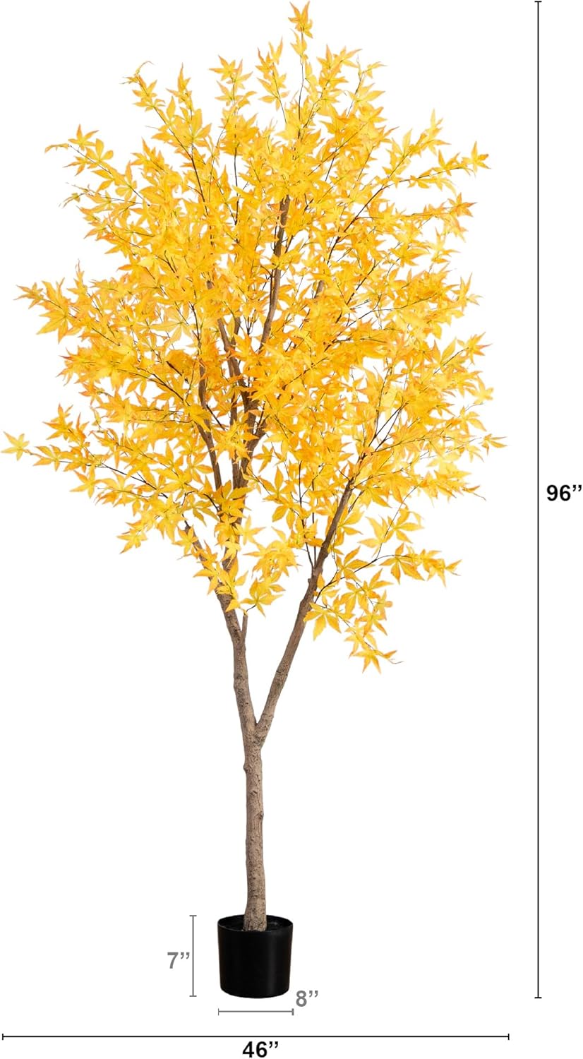 8ft. Autumn Maple Artificial Fall Tree