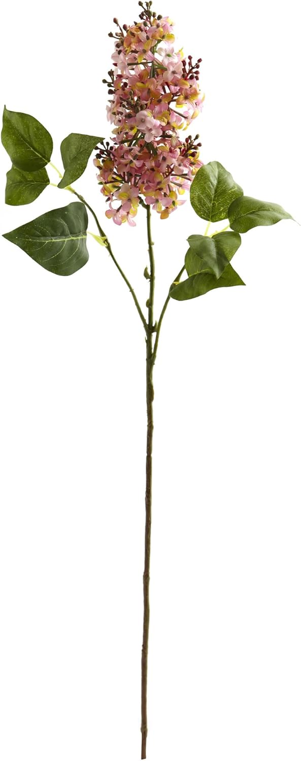 Lilac Flower (Set of 6) Artificial Plant, 30"H x 8"W x 6"D, White No50