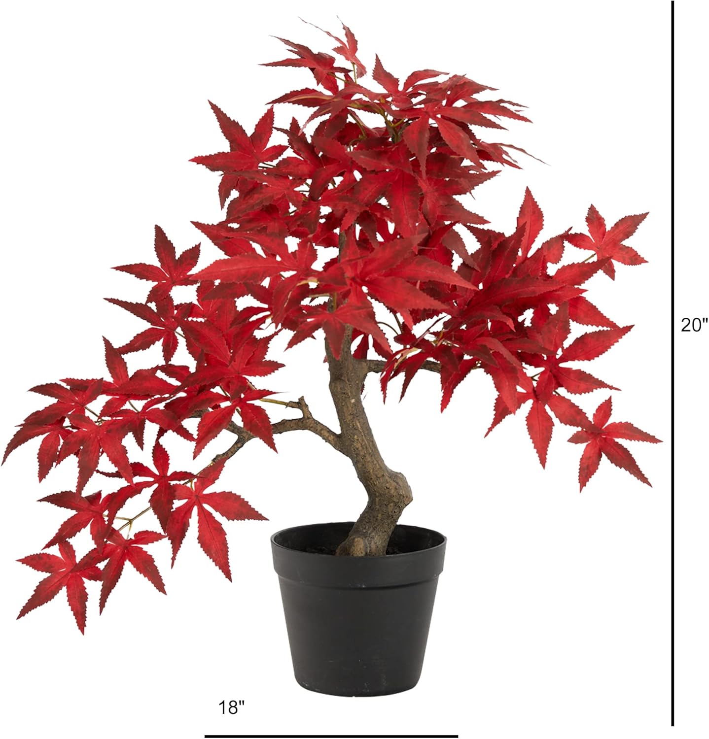 20in. Autumn Maple Artificial Bonsai Tree