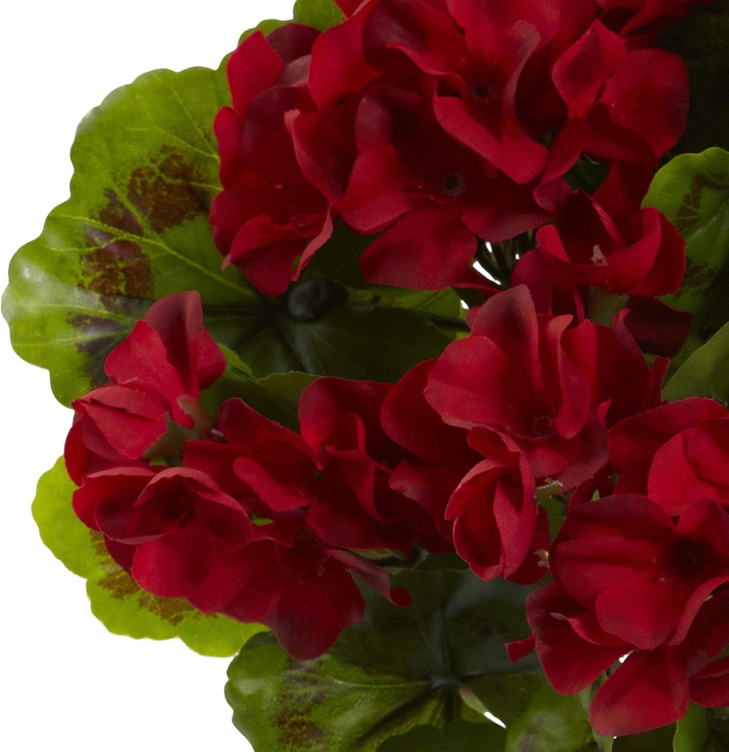 Geranium Artificial Bush UV Resistant, Set of 4 (Indoor/Outdoor) No50