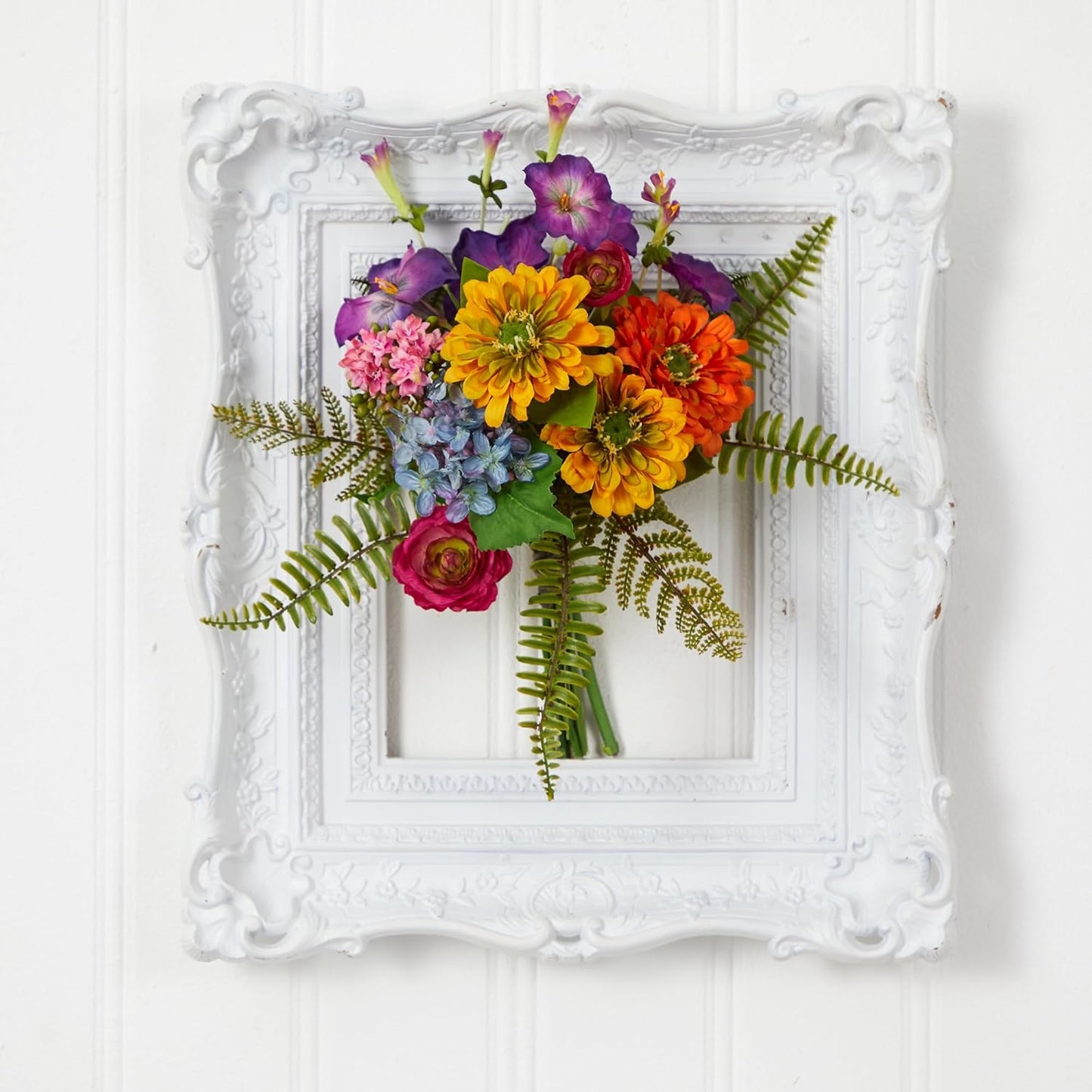 13in. Mixed Flowers Artificial Bush (Set of 2)