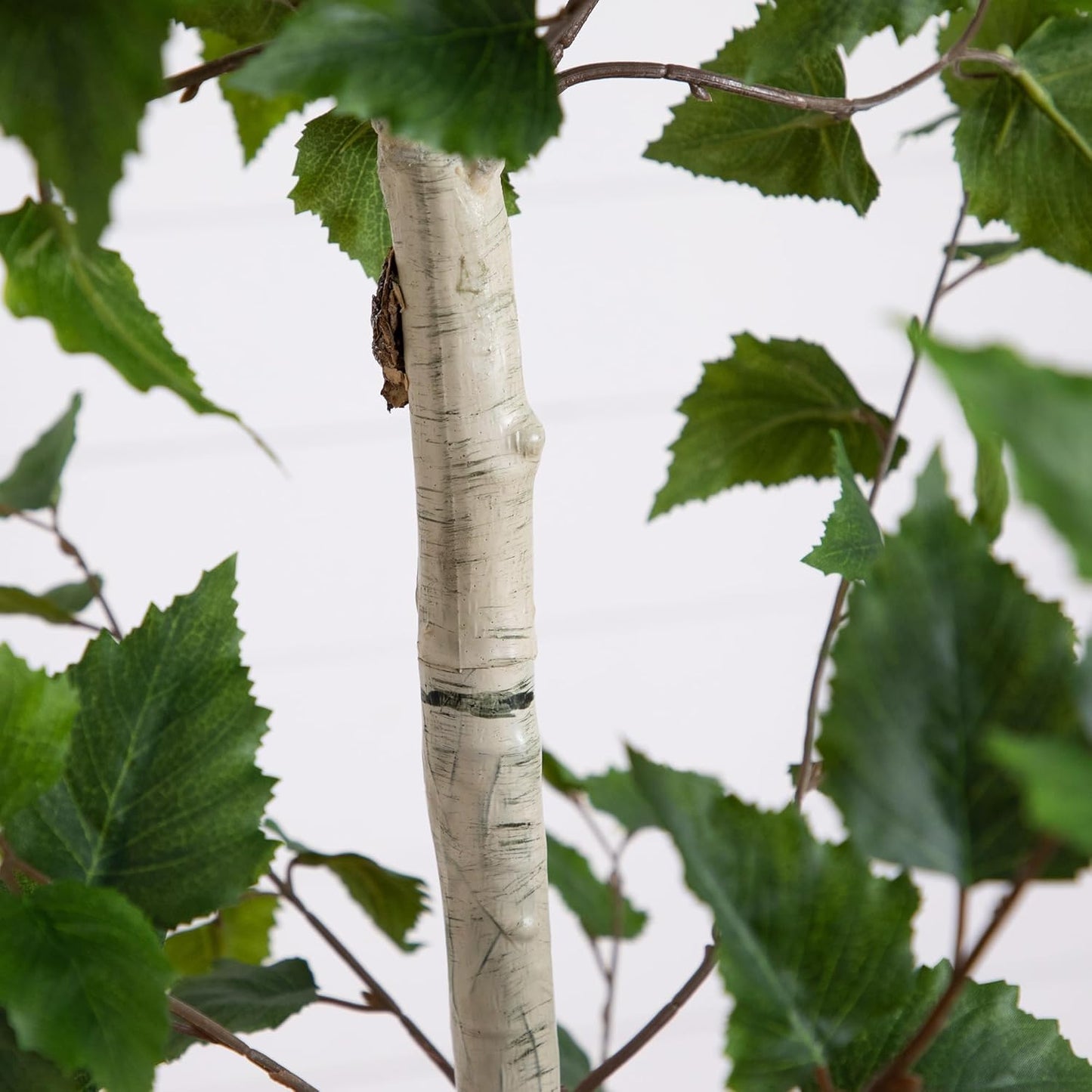 7-Ft Artificial Birch Tree - Flexible Branches, Premium Crafted Faux Tree for Indoor Decor, Lifelike Leaves and Bark, Includes Nursery