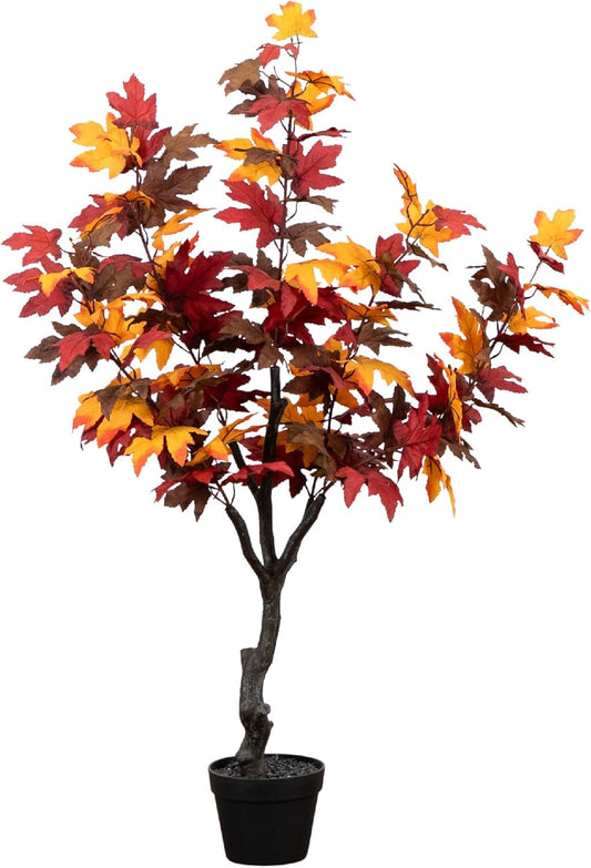 52in. Autumn Smoky Maple Artificial Fall Tree