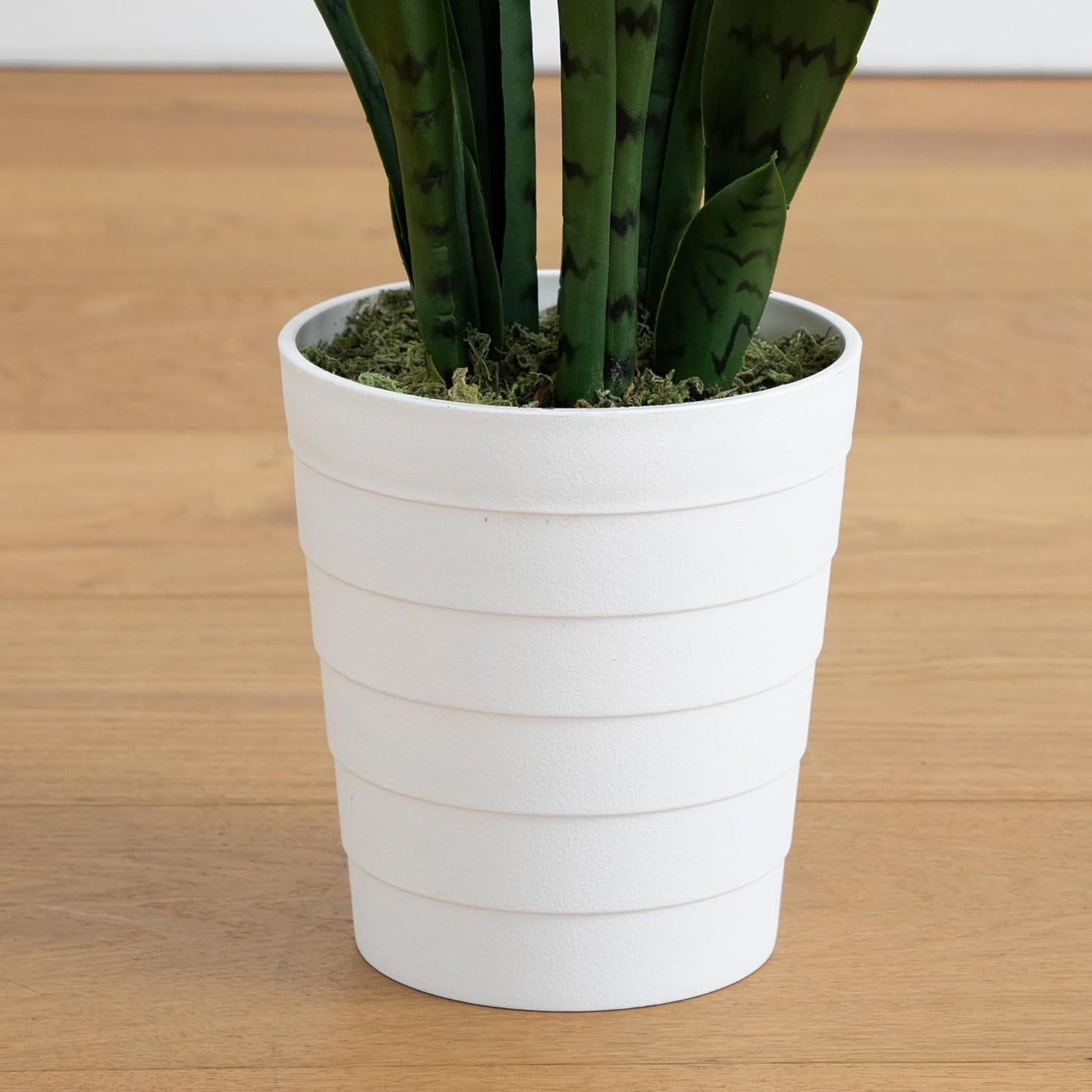 3-ft Artificial Snake Plant for Outdoors, Indoor/Outdoor UV Resistant Sansevieria, 36-in Faux Snake Plant for Outdoor Porch and Deck De