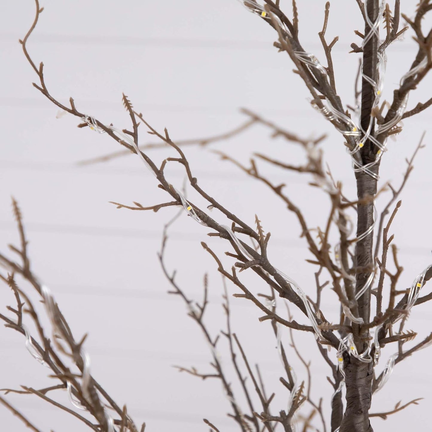 5ft. Pre-Lit Artificial Twig Tree with 360 Warm White LED Lights