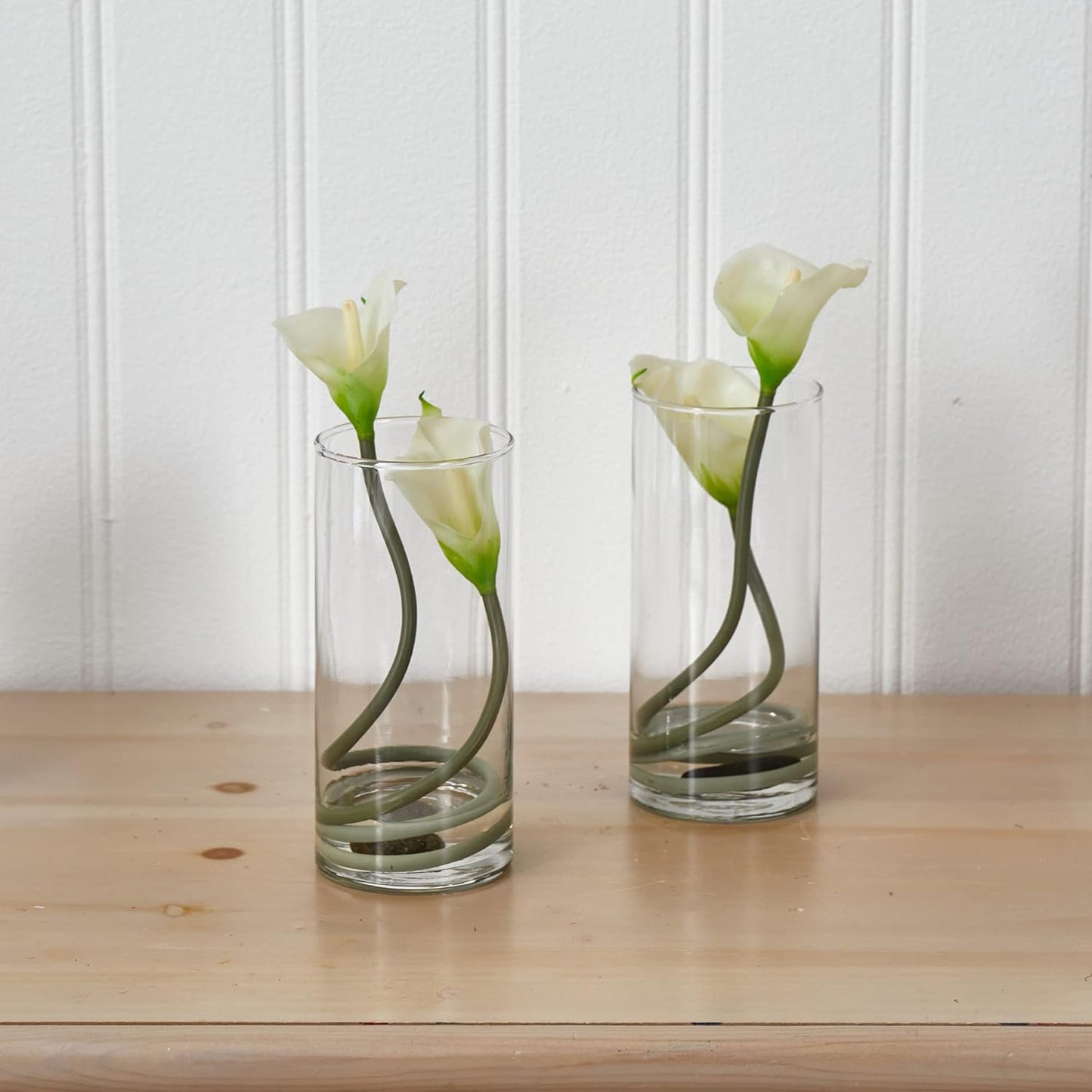 Double Calla Lily with Cylinder (Set of 2) No50