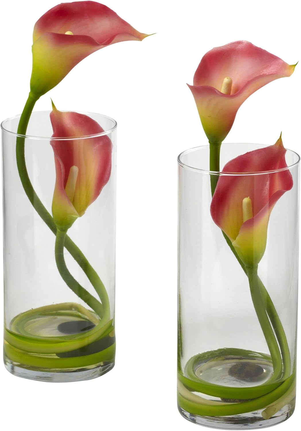 Double Calla Lily with Cylinder (Set of 2) No50