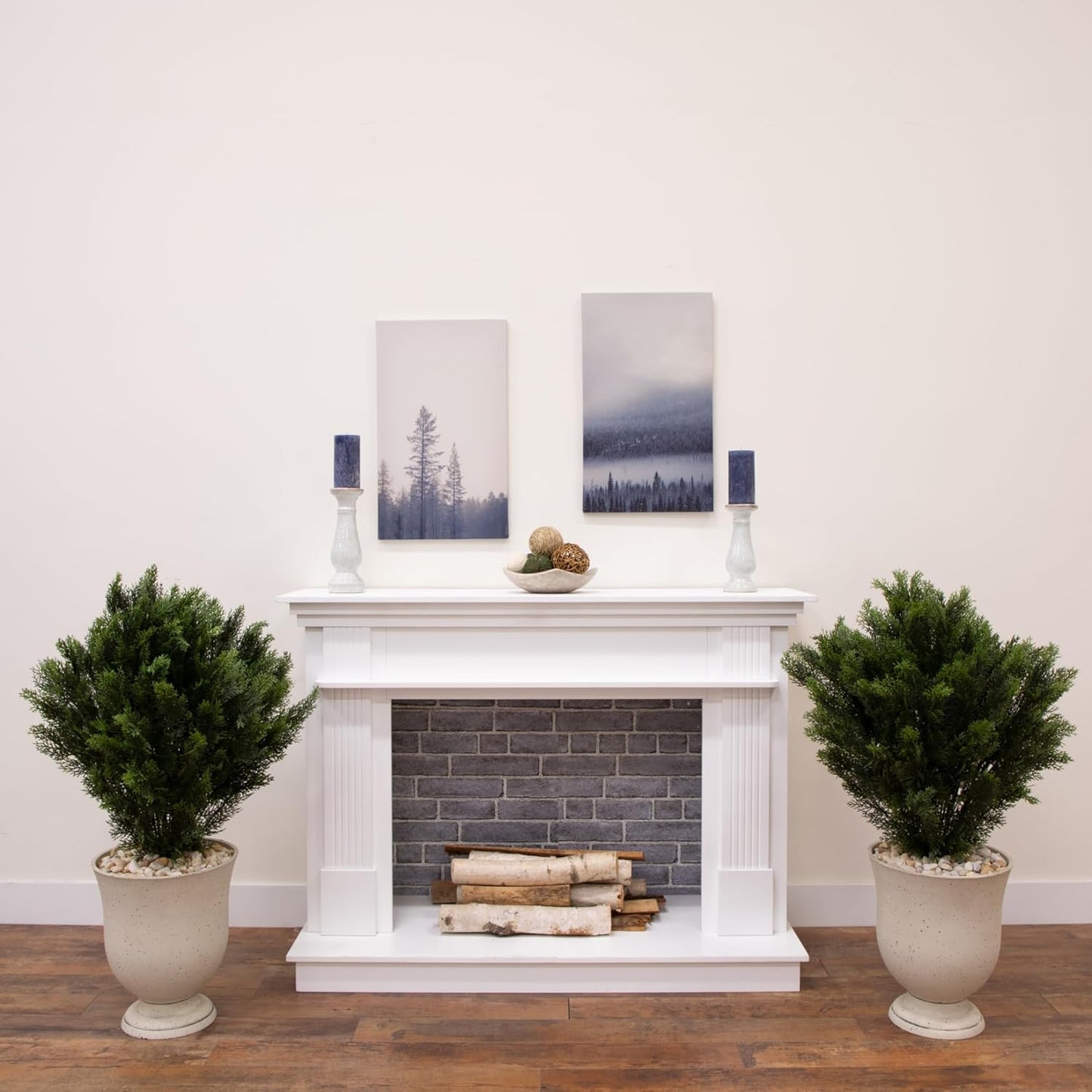3ft Cedar Artificial Tree - UV Resistant, Realistic Greenery, Indoor/Outdoor Decor, Comes in Set of 2, Perfect for Home, Office, Patio