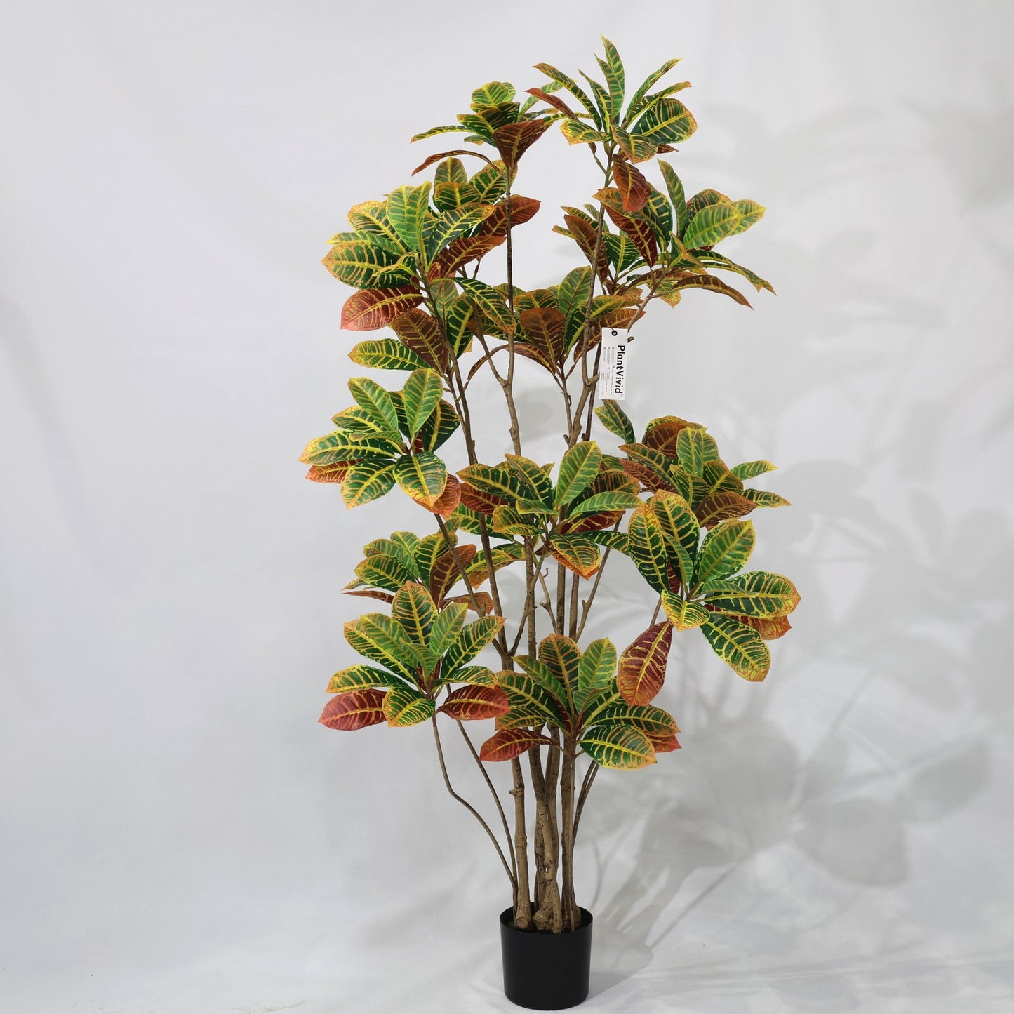 160cm Variegated Artificial Croton Plant fake tree for decoration