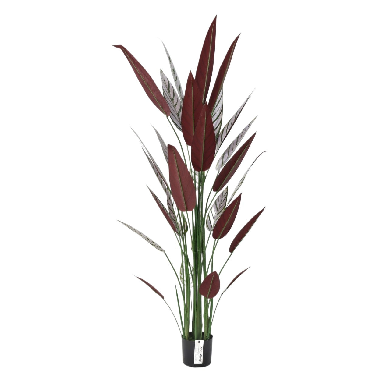 180cm Faux Cordyline Purple Leaf Artificial Plant with Sturdy Stem