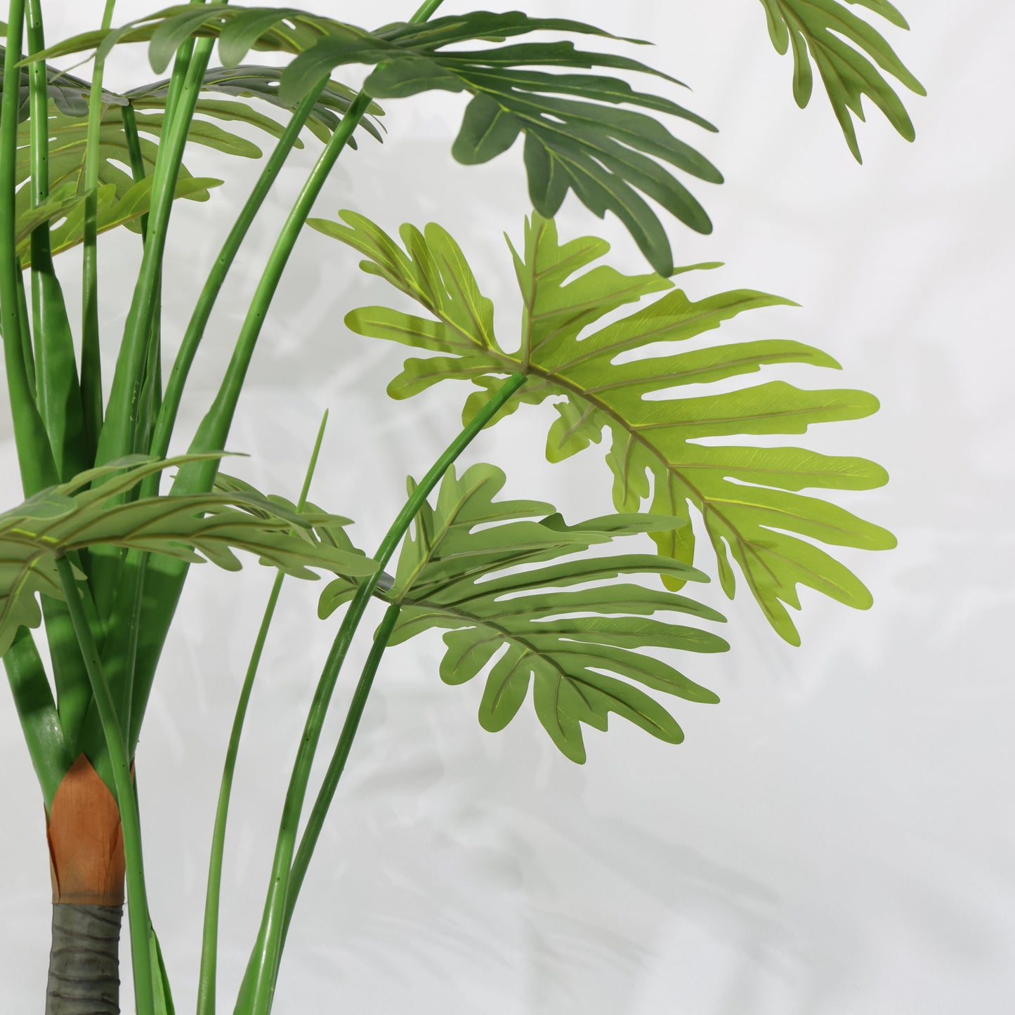 180cm Tropical Plastic Leaves tree Artificial Taro Leaf Potted Plant