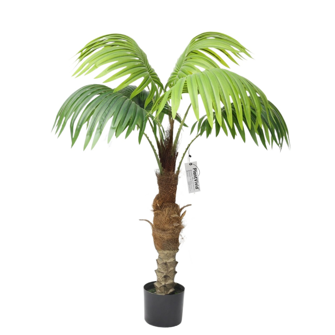 120cm Faux Potted Tree Tropical Palm Tree Detachable Artificial Plant