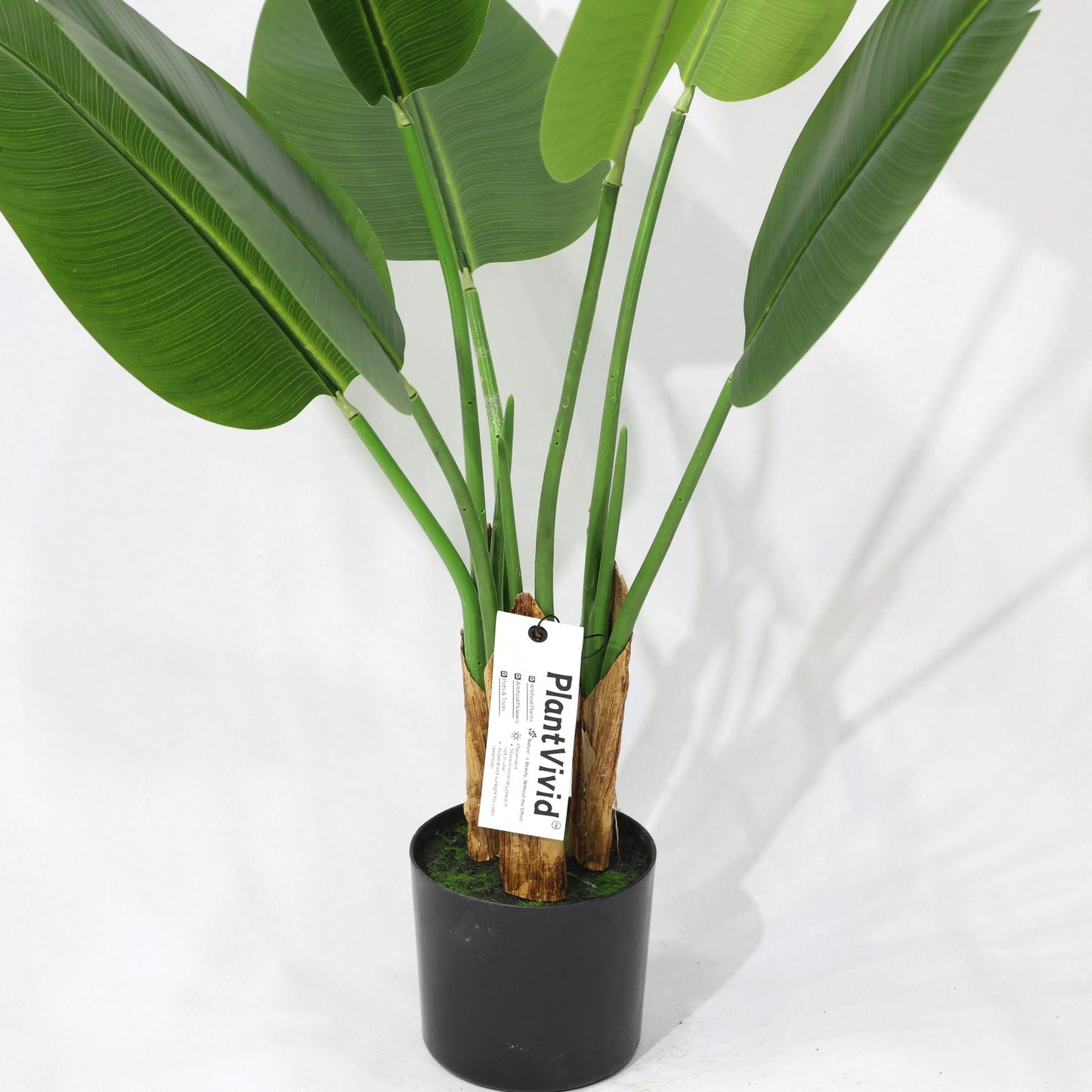 80cm Tropical fake Tree Large Leaf Artificial Travelers Palm Plant
