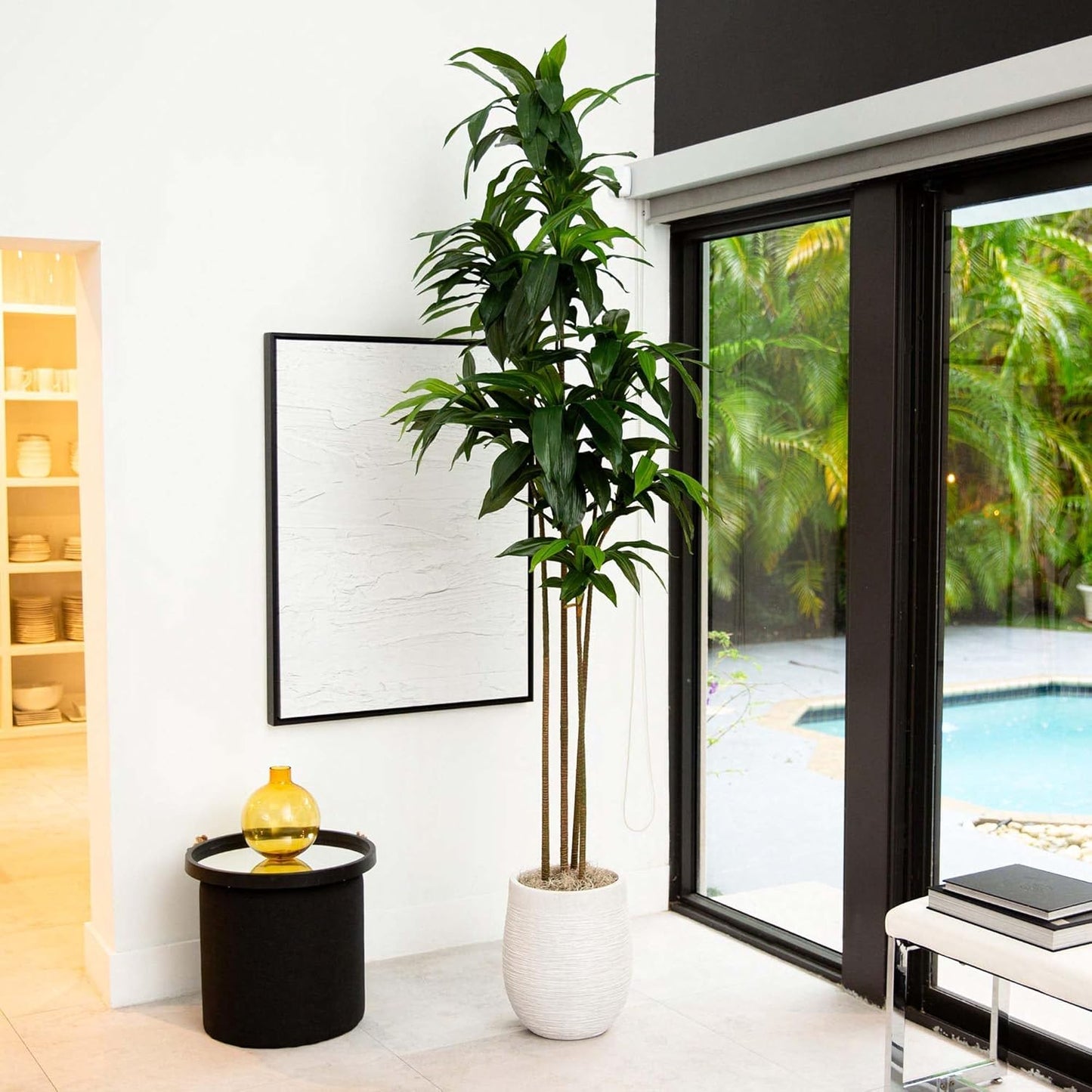 9ft. Artificial Dracaena Tree with Real Touch Leaves No50