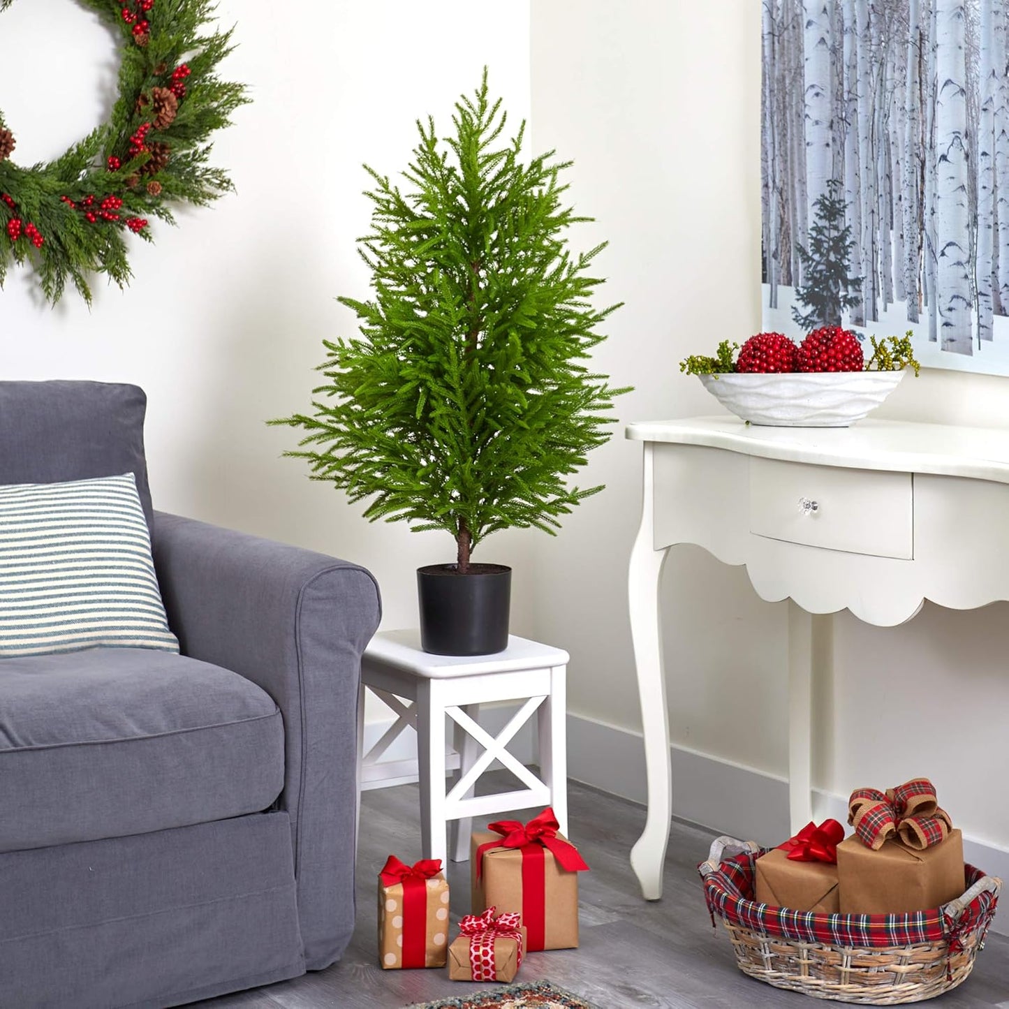 40in. Norfolk Island Pine Natural Look Artificial Tree
