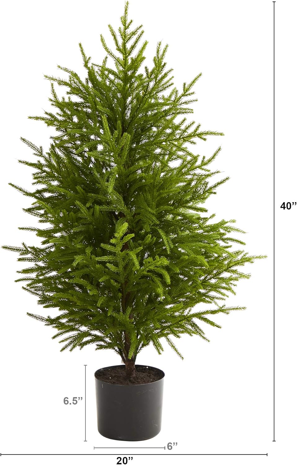 40in. Norfolk Island Pine Natural Look Artificial Tree