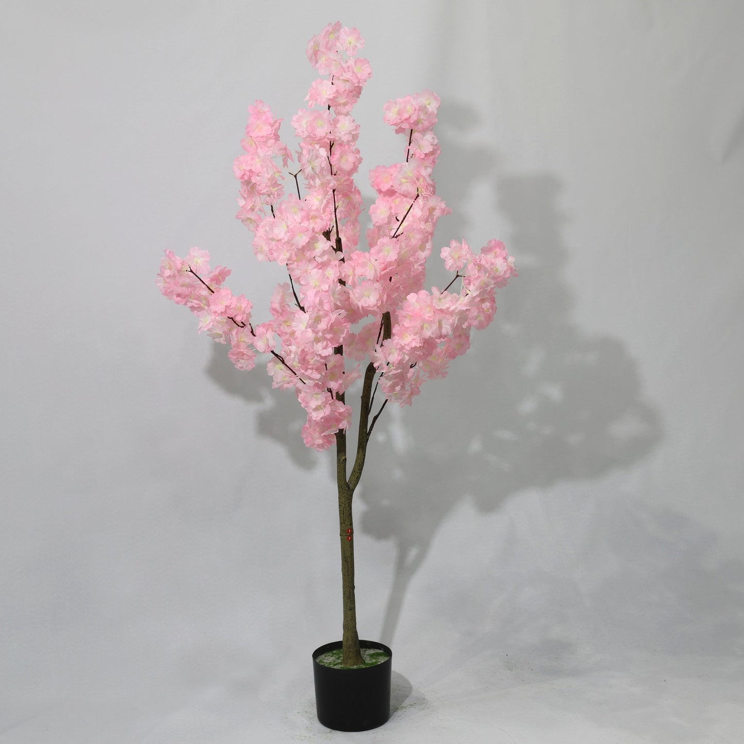 120cm Potted Pink Cherry Blossom Tree Artificial Flowers Plant