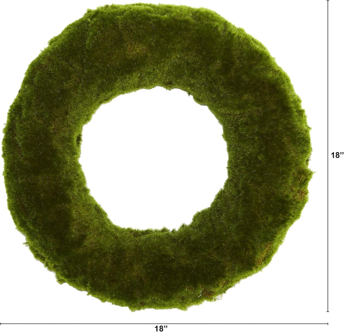 18in. Moss Artificial Wreath