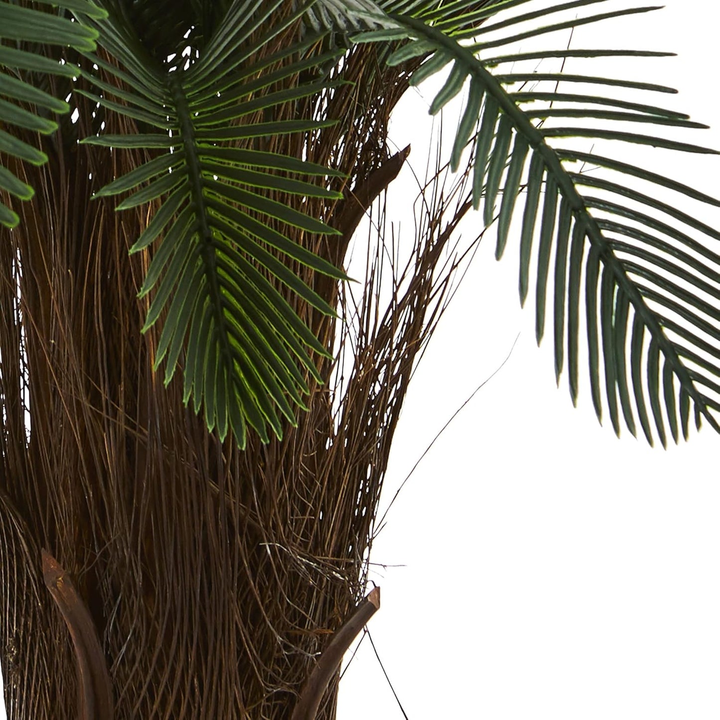 Nearly Natural Artificial, UV Resistant 2’ Cycas Tree (Indoor/Outdoor), Green 28" Dx28 Wx2'H