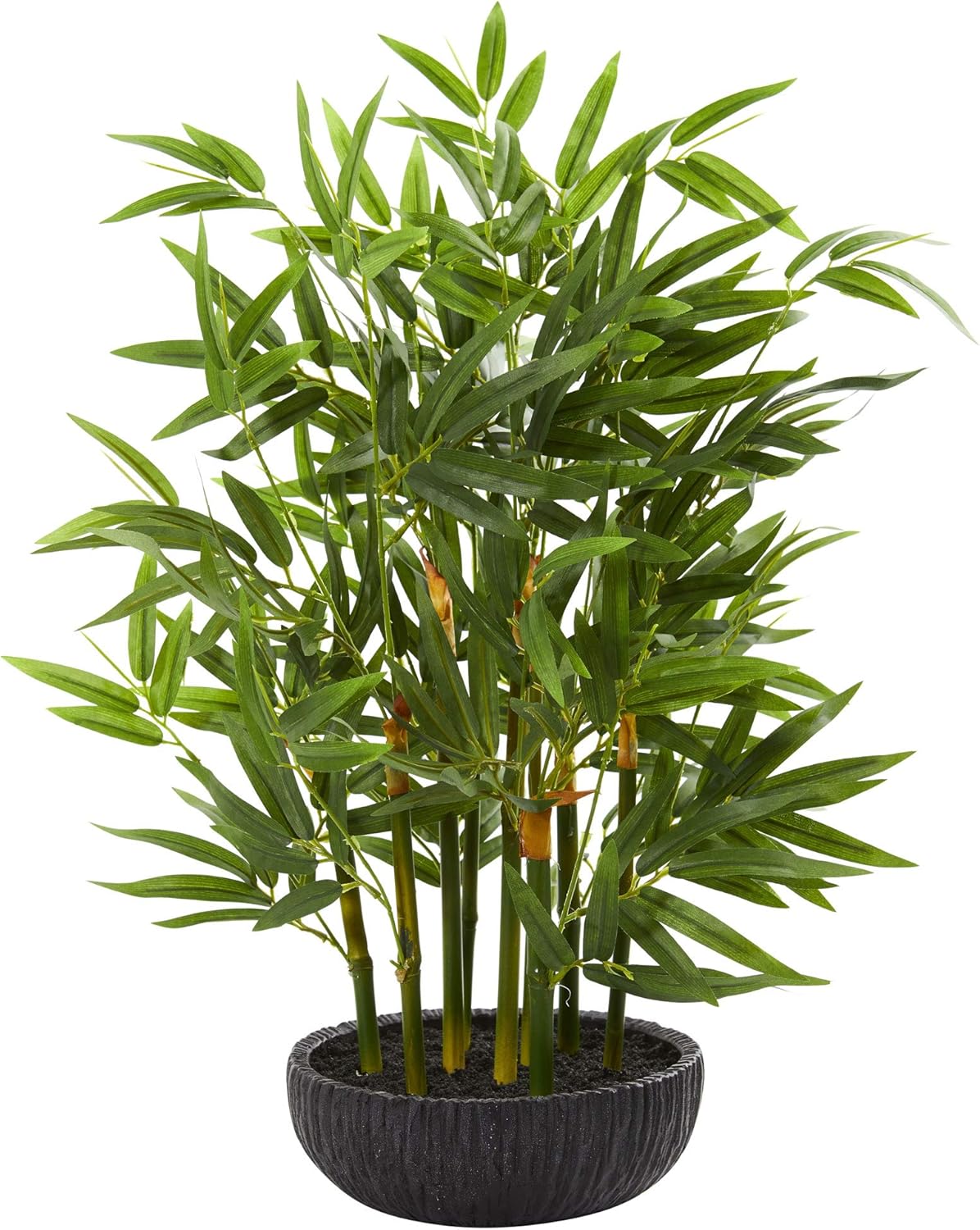 20” Bamboo Artificial Silk Plants, Green