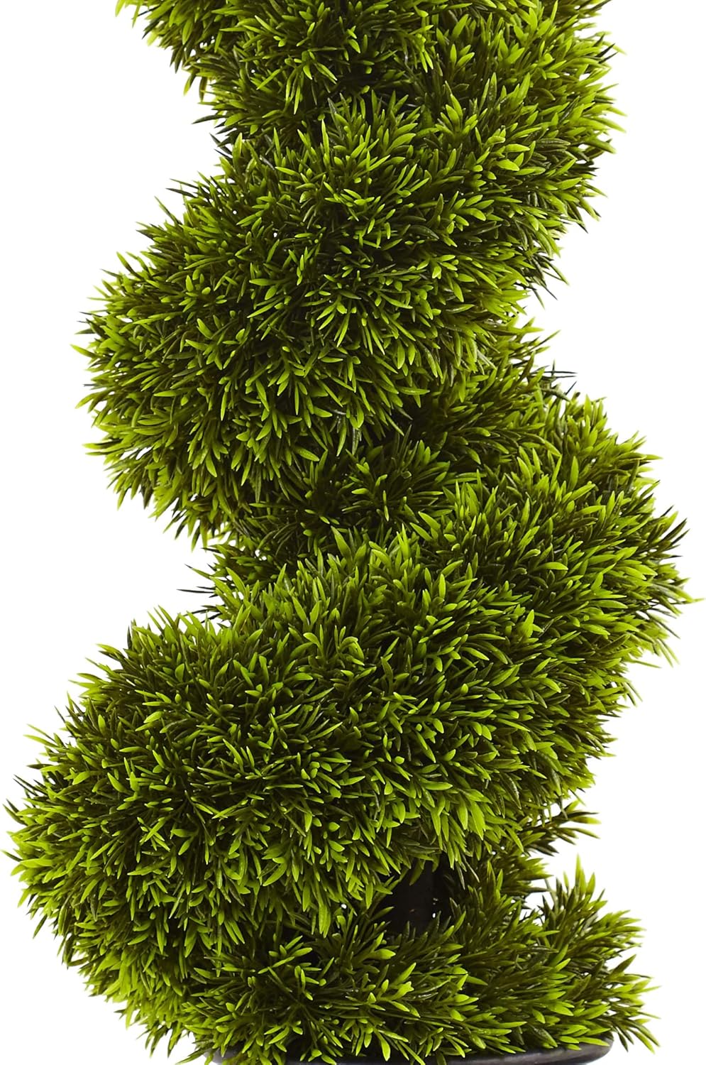 3ft. Grass Spiral Topiary with Deco Planter, Green