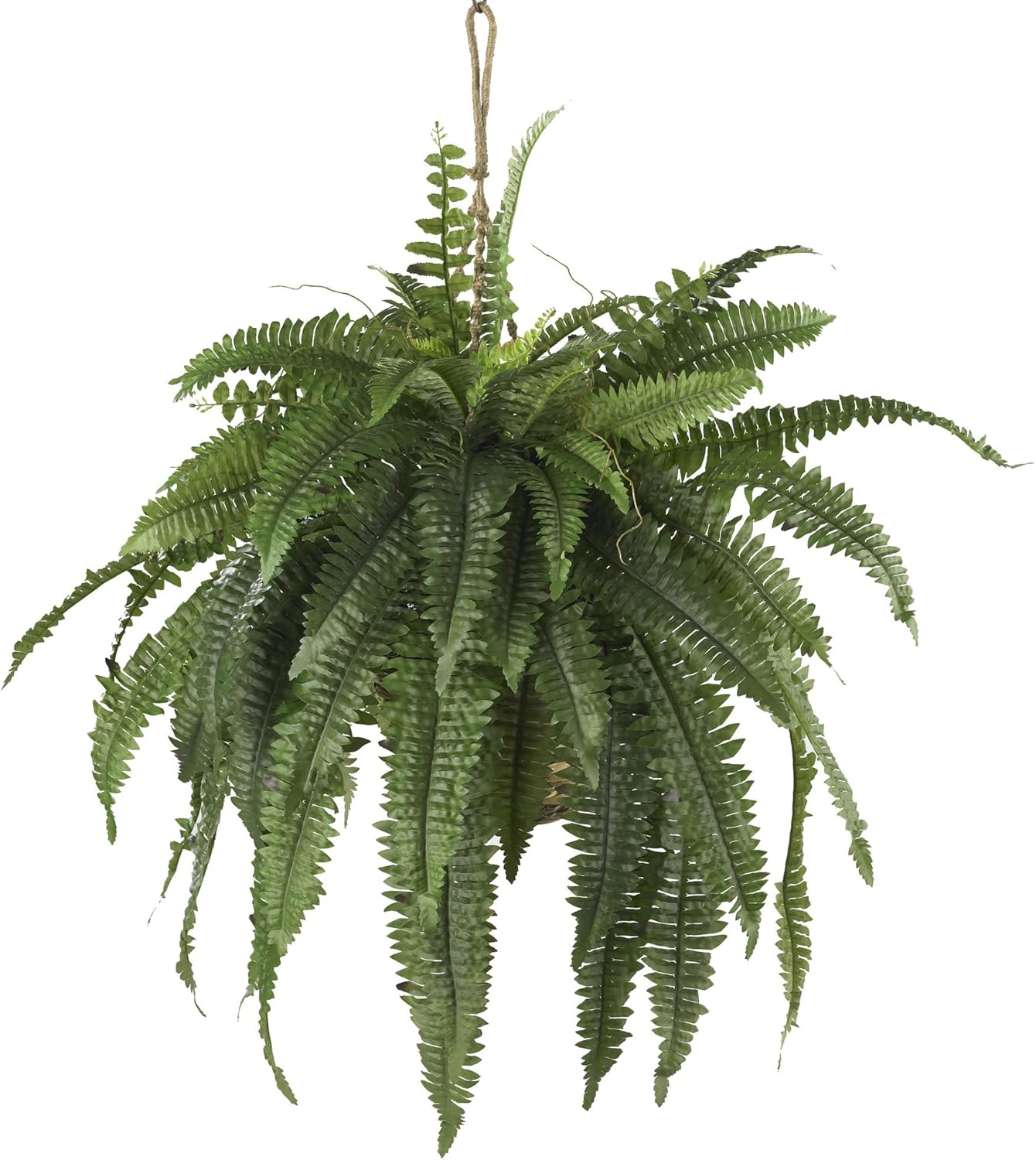 nearly natural 6607 spider hanging basket decorative silk plant green Nearly Natural 6774 22in. Large Boston Fern Hanging Basket,Green – Plant Vivid
