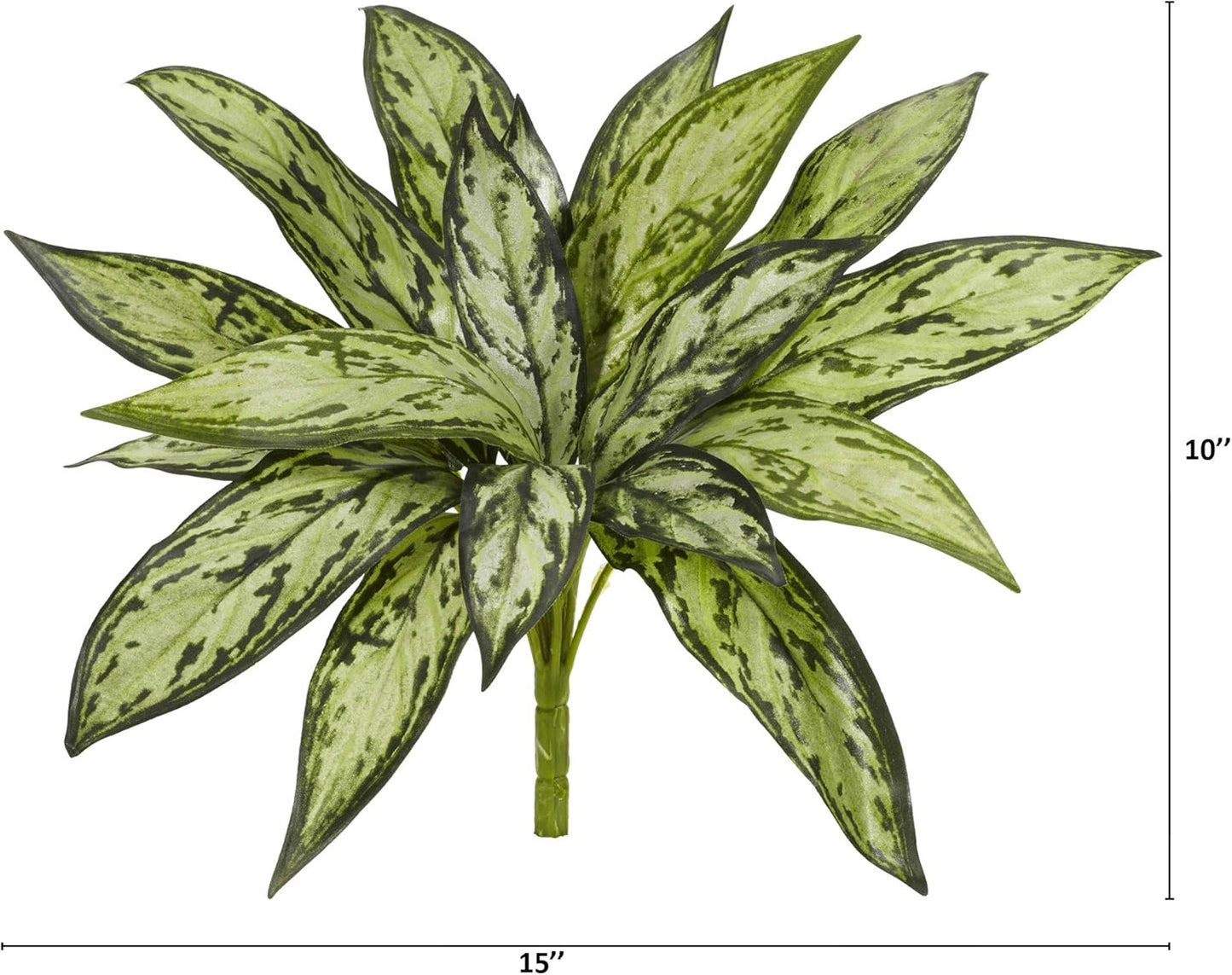 10in. Variegated Silver Queen Artificial Plant (Set of 6)