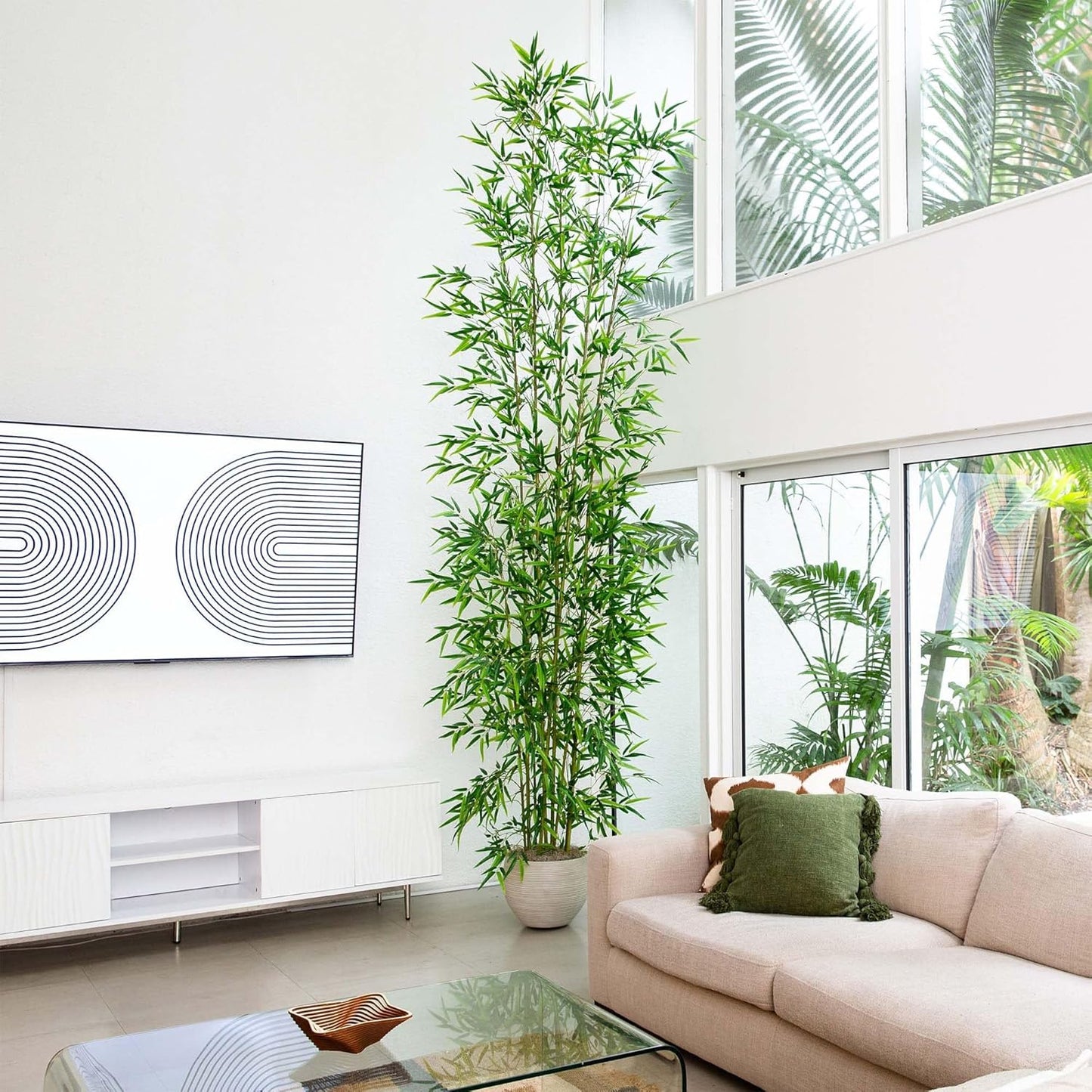 12ft. Artificial Green Bamboo Tree No50