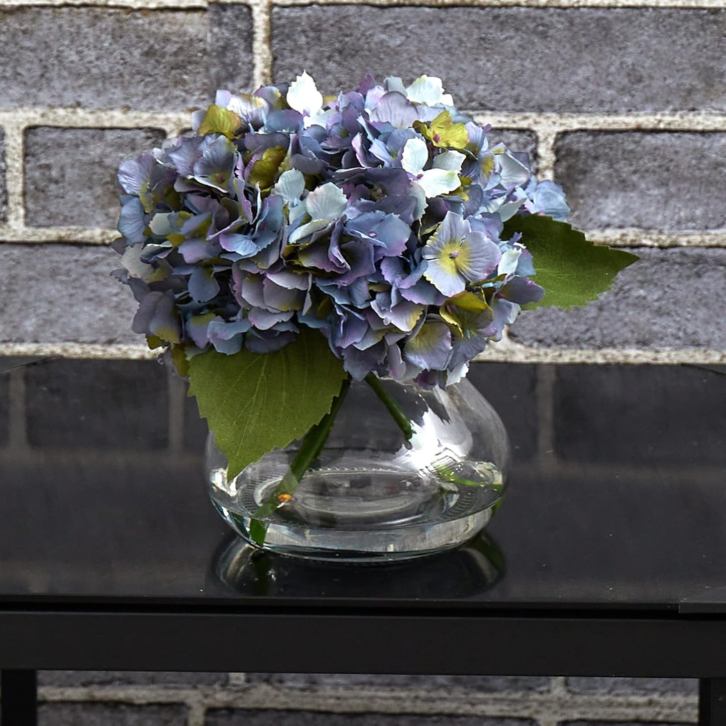 Blooming Hydrangea with Vase No50