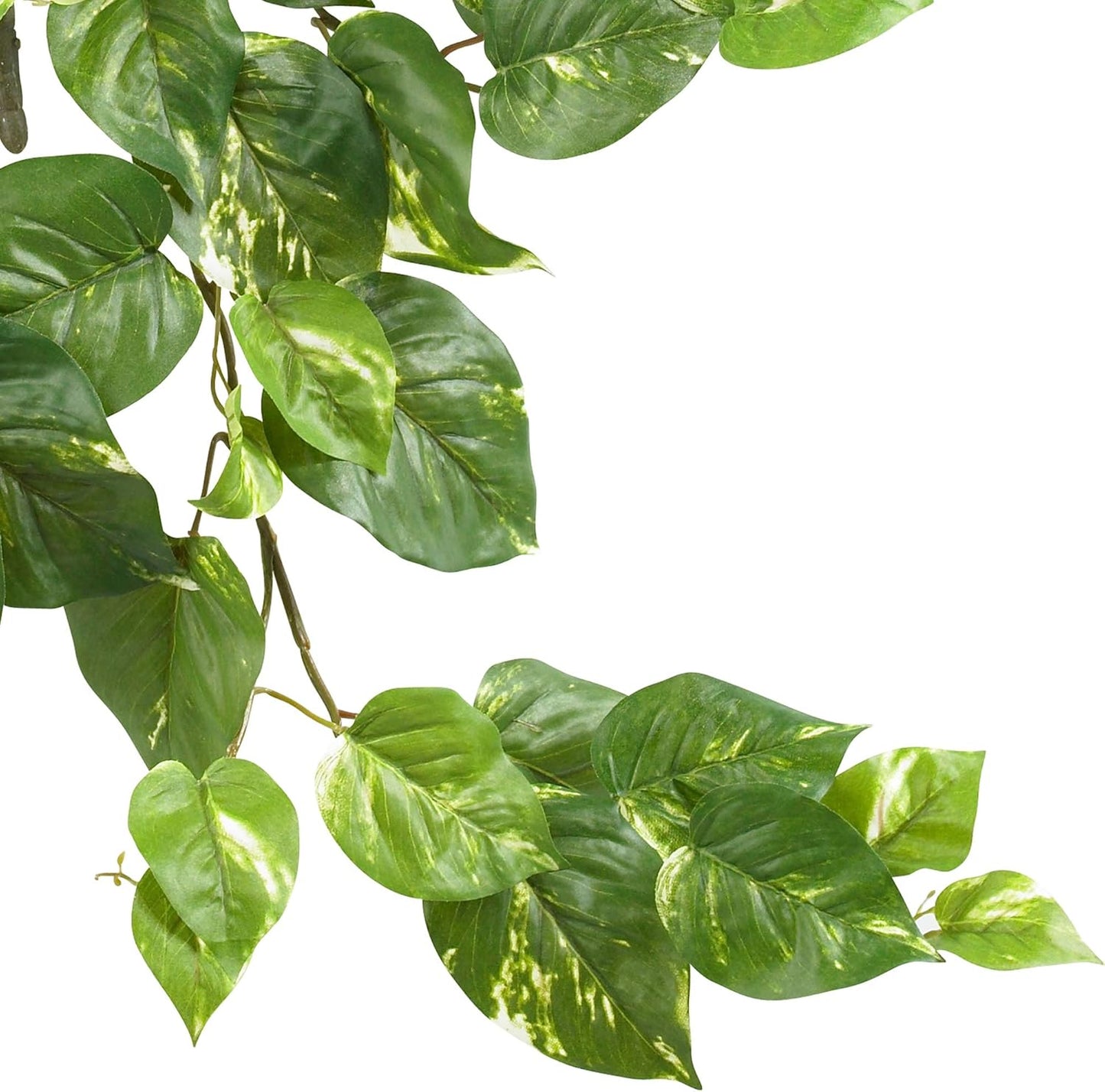 Nearly Natural 30IN Pothos Hanging Plants, Set of Three (3) Fake Bushes for Indoor Home Décor, Faux Vines for Wall or Hanging No50