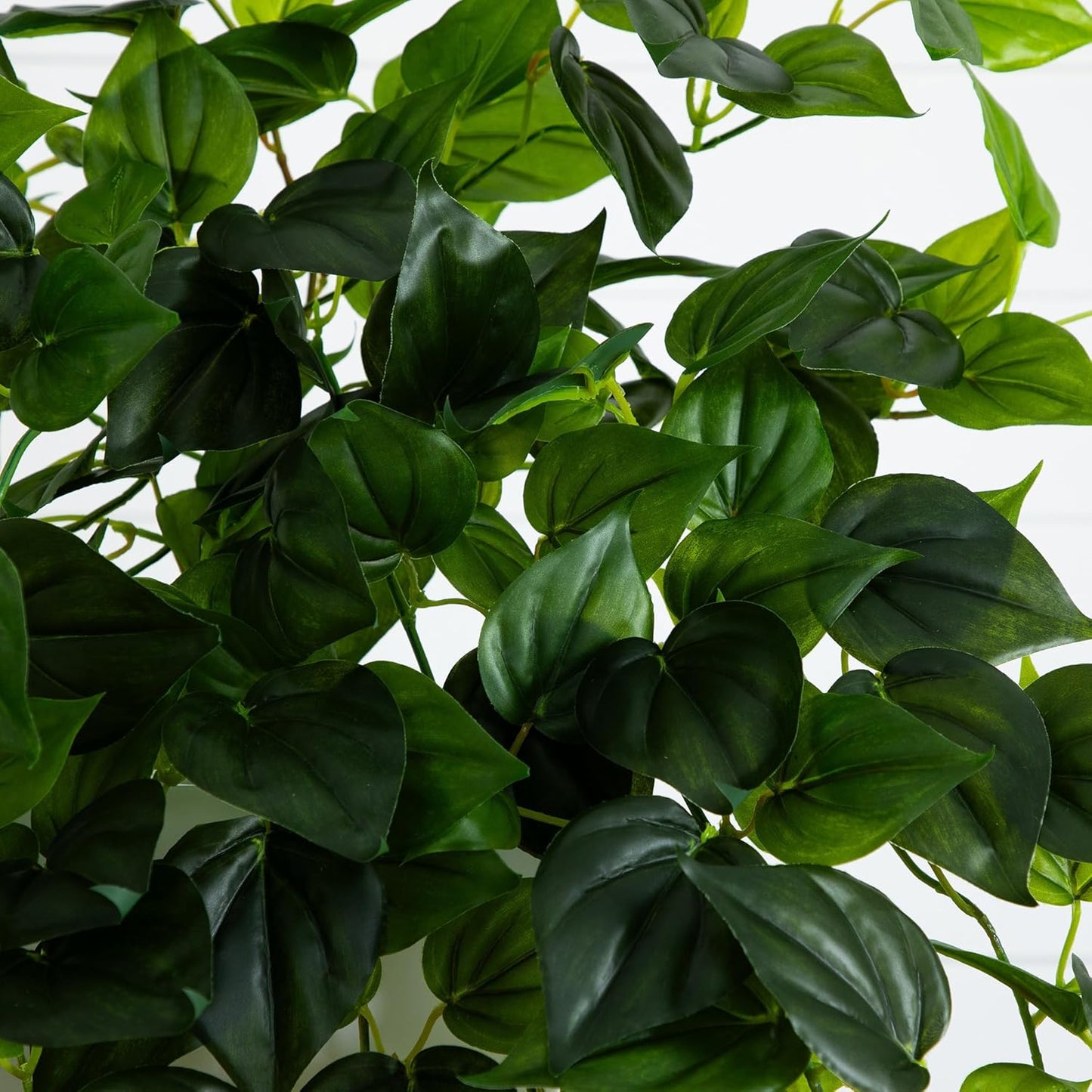 Nearly Natural 32-Inch UV Resistant Artificial Philodendron Hanging Plant Set of 2, Lifelike Greenery for Indoor and Outdoor Décor