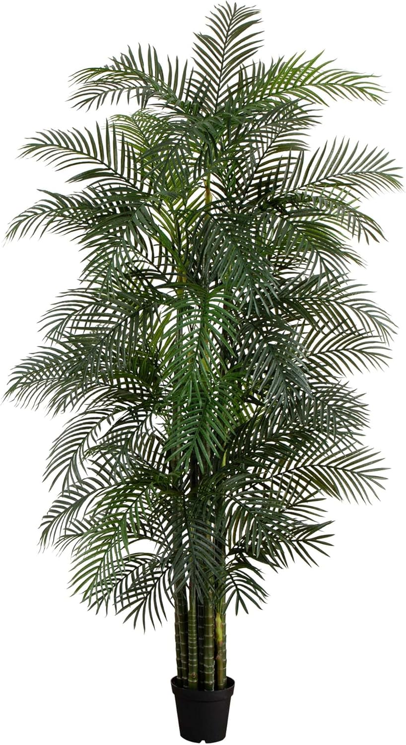 9ft. UV Resistant Artificial Areca Palm Tree (Indoor/Outdoor) No50
