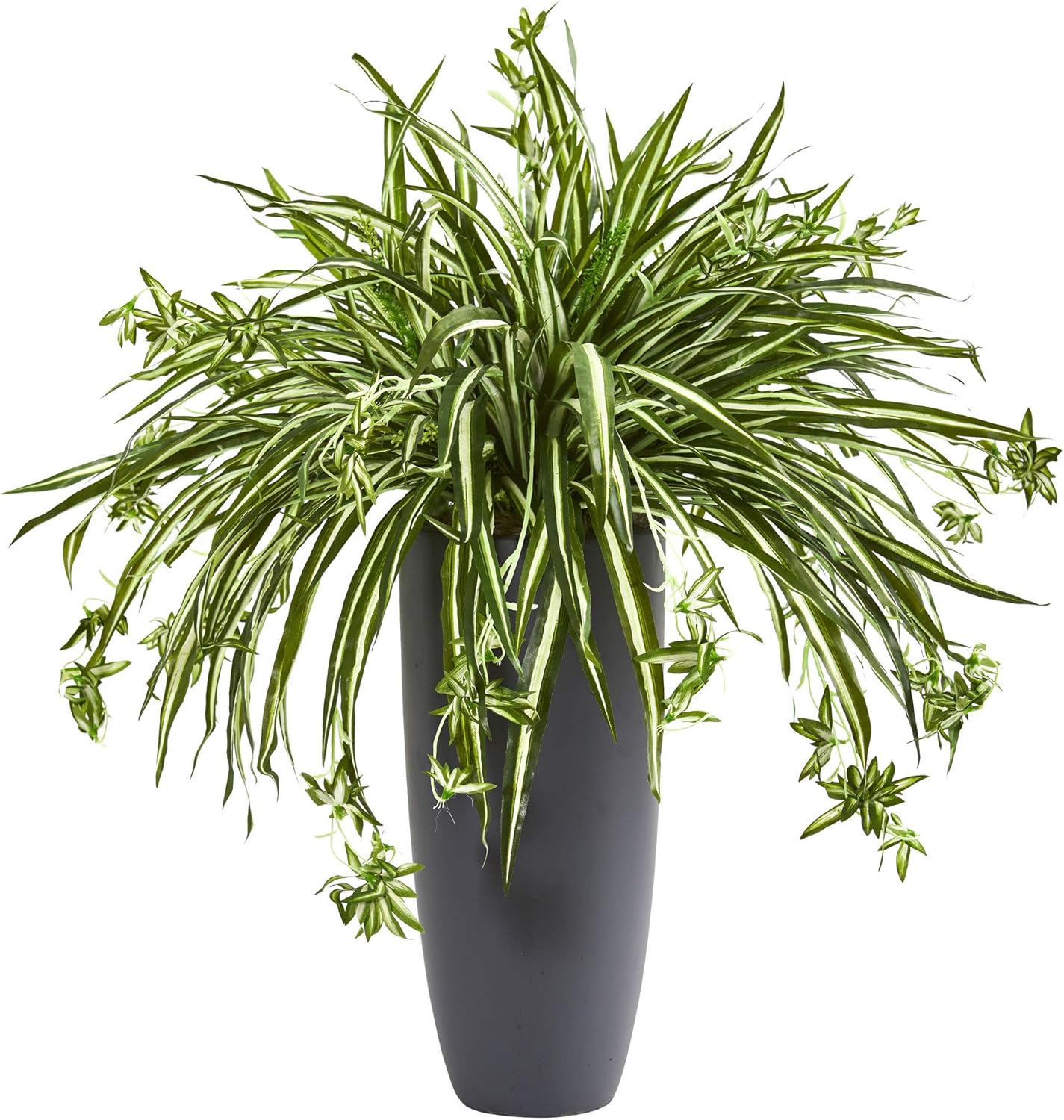 33in. Spider Artificial Plant in Cylinder Planter