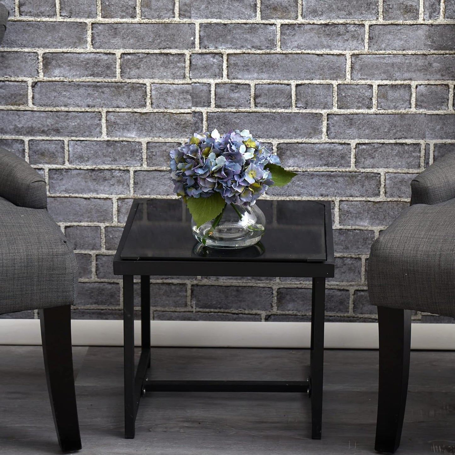 Blooming Hydrangea with Vase No50