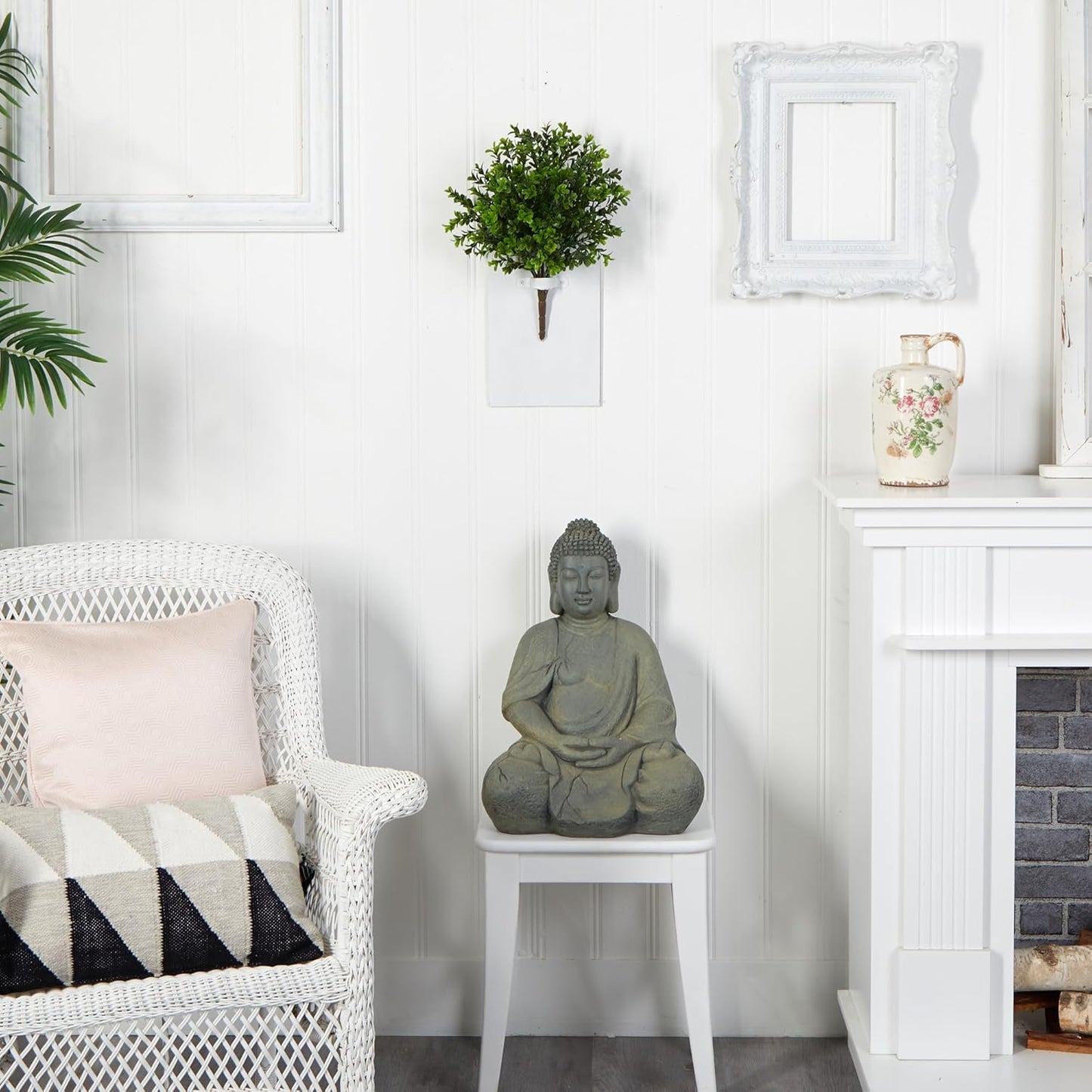 6113-S6 Sweet Grass Bush (Set of 6) (Indoor/Outdoor), 6 Piece,Green No50