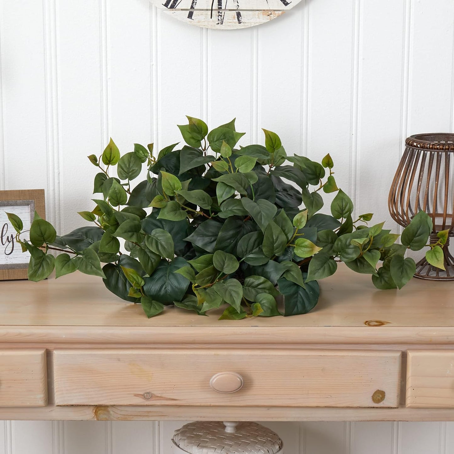 31in. Philodendron Artificial Ledge Plant
