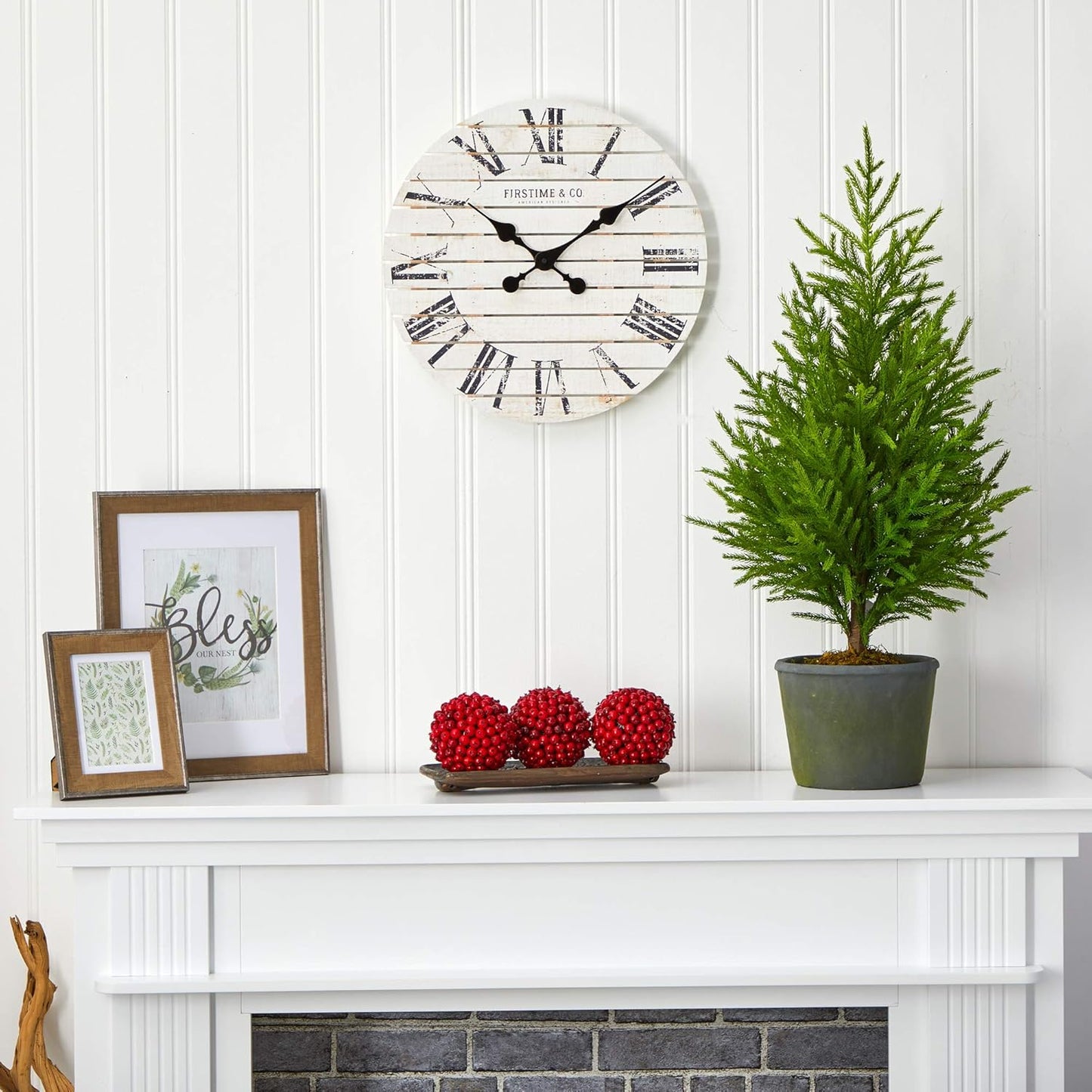 3ft. Norfolk Island Pine Natural Look Artificial Tree in Decorative Planter