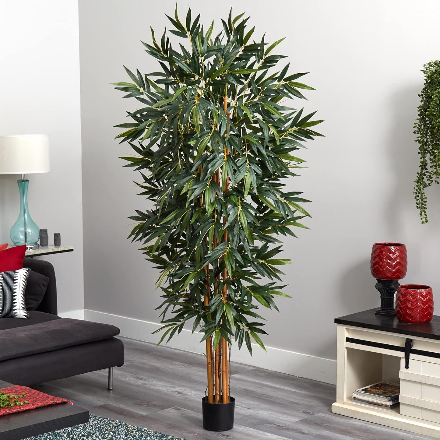 5190 Big Bamboo Silk Tree, 6-Feet, Green, Artificial Floral Company No50