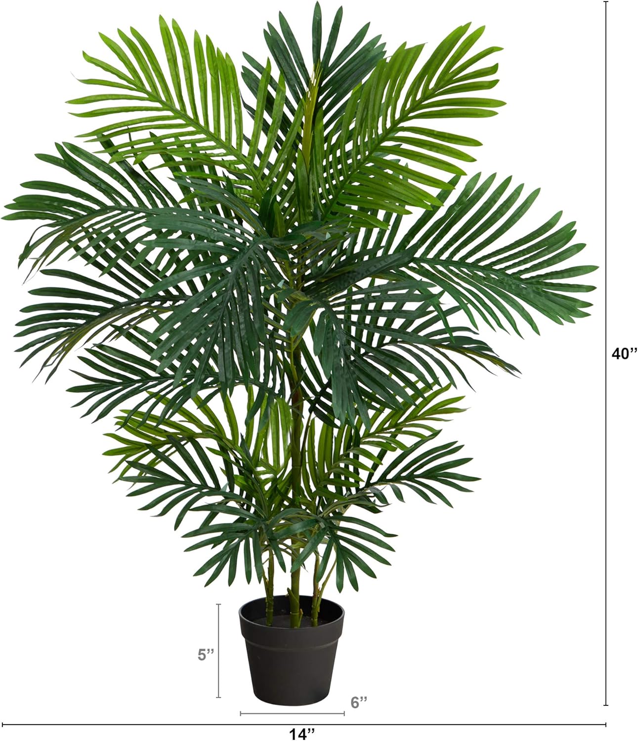 40in. Areca Artificial Palm Tree UV Resistant (Indoor/Outdoor)