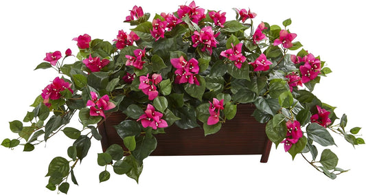 Bougainvillea Artificial Decorative Planter Silk Plants, Pink No50