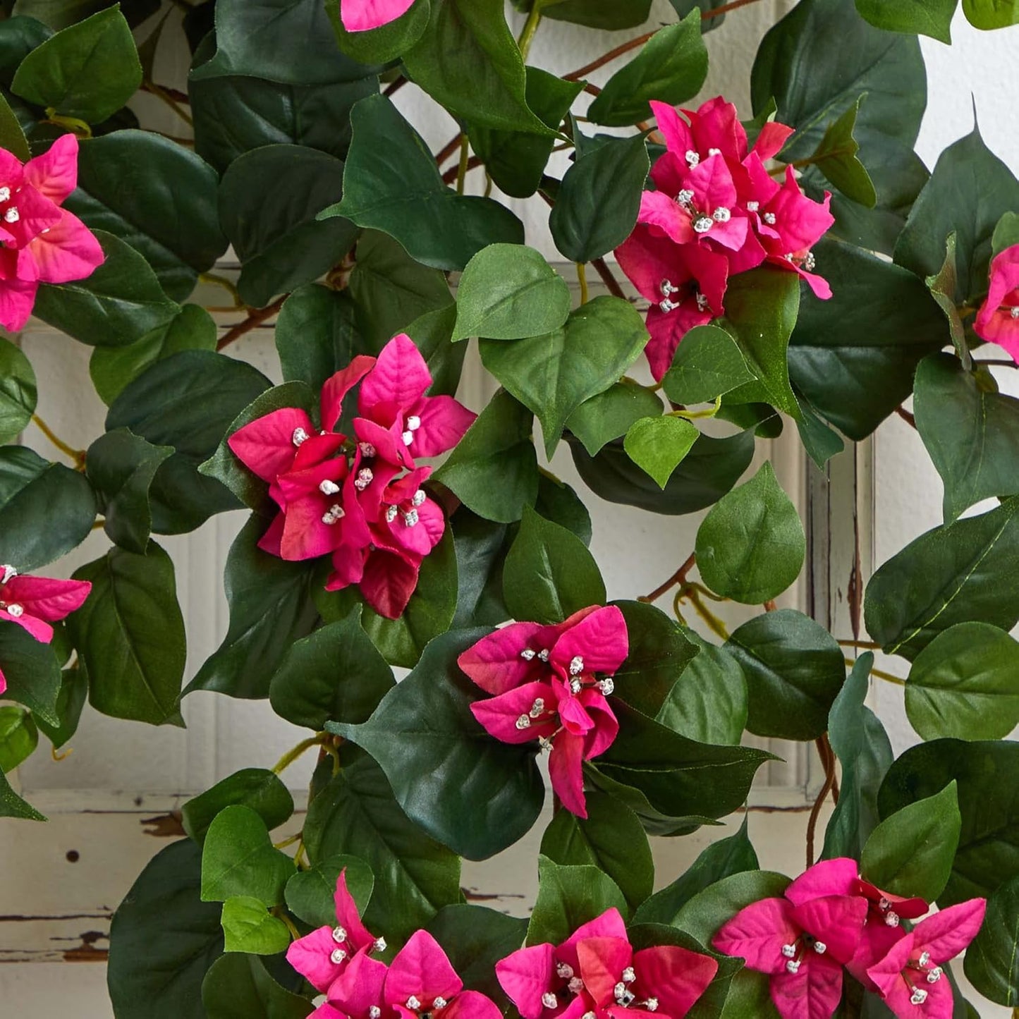 Nearly Natural 37” Bougainvillea Hanging (Set of 2) Artificial Plant, Beauty No50