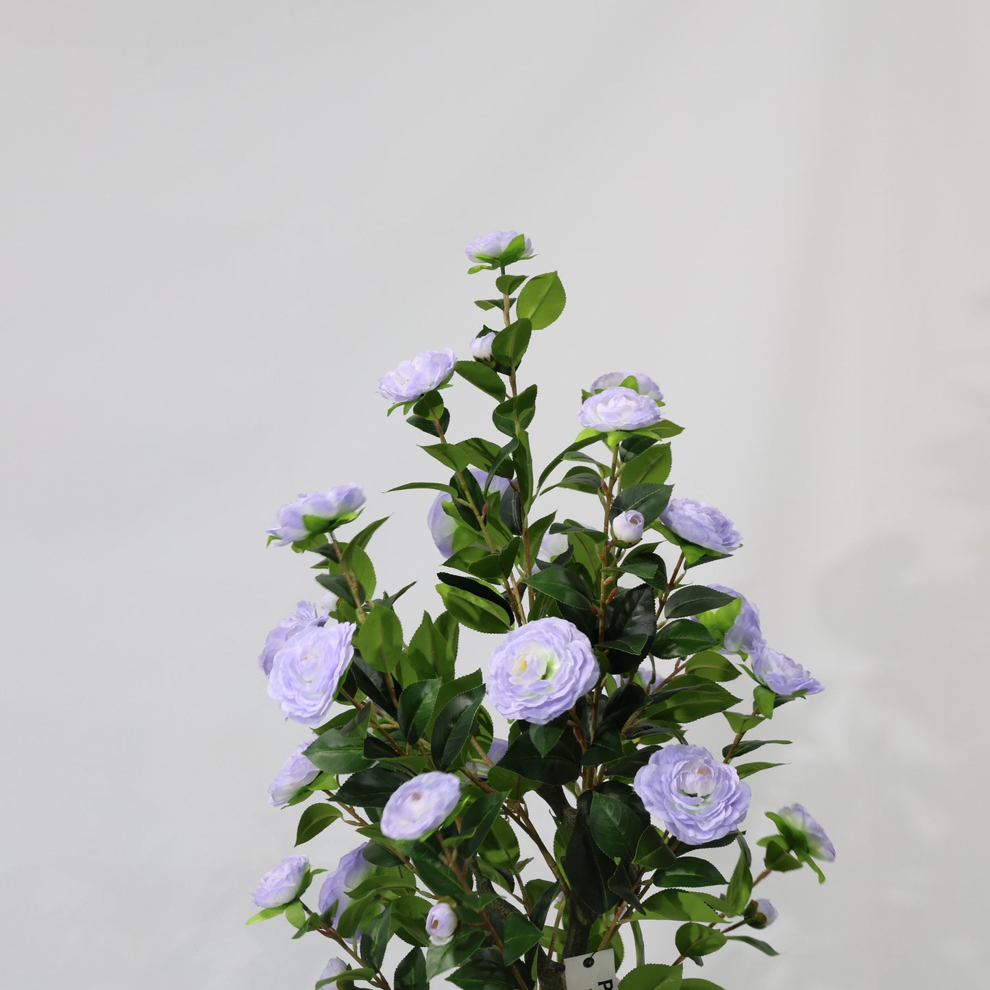 150cm Artificial Camellia Tree Purple Blooms Realistic Faux Potted Plant