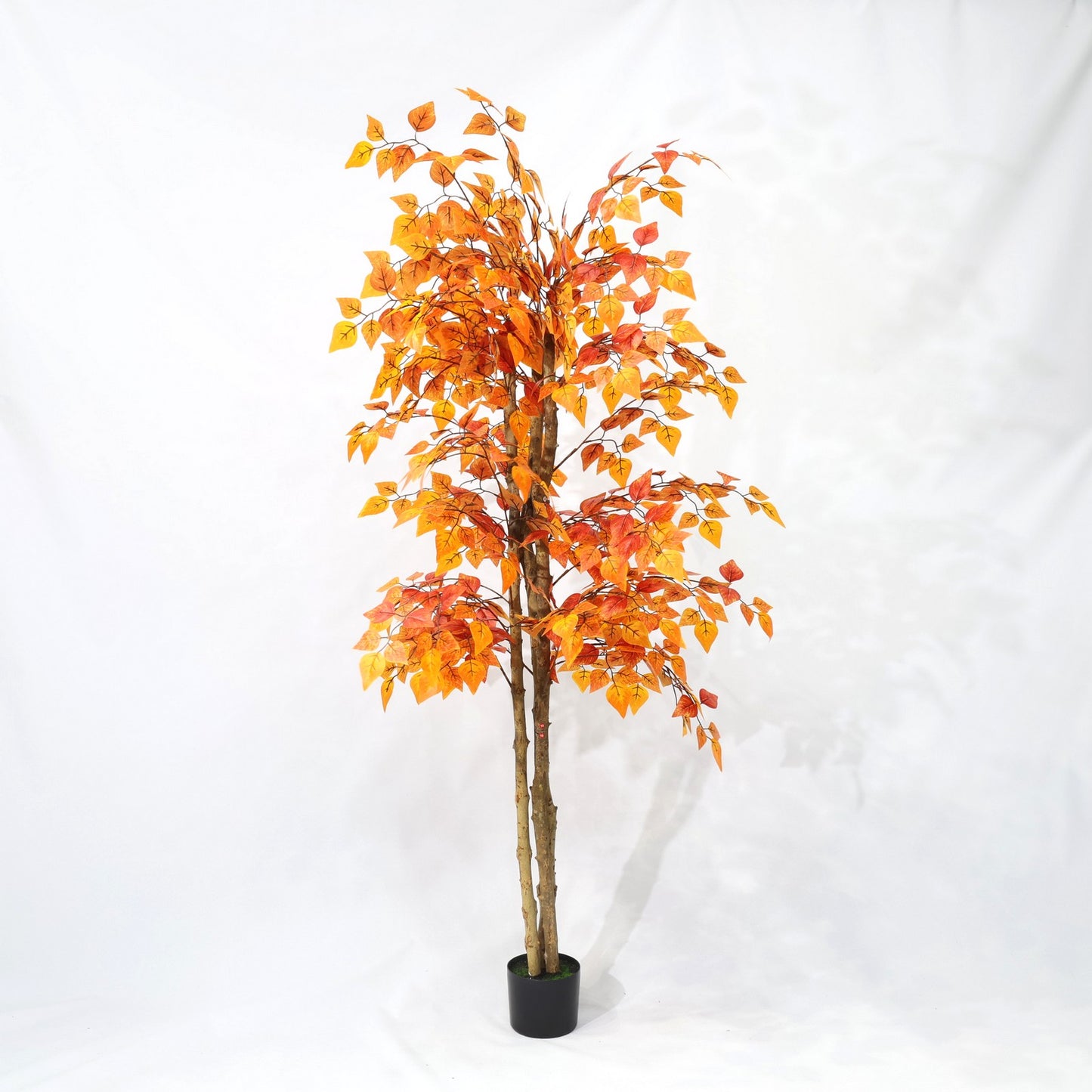 190cm Detachable Artificial Tree Yellow leaves Artificial Eucalyptus Tree