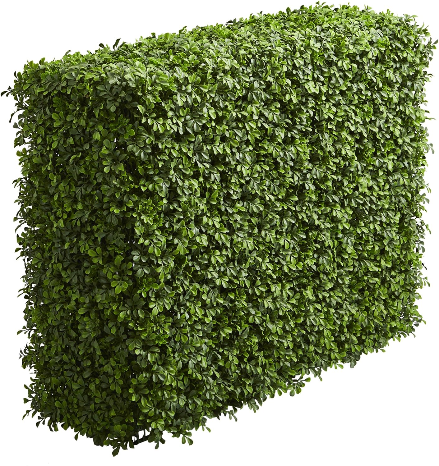 39” Boxwood Artificial Hedge (Indoor/Outdoor) Silk Plants Green