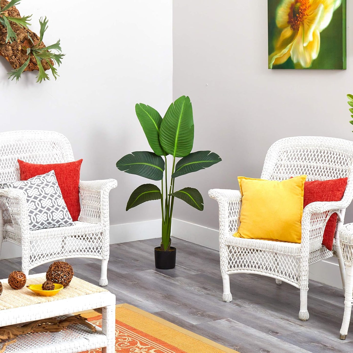 45in. Travelers Palm Artificial Plant (Real Touch) No50